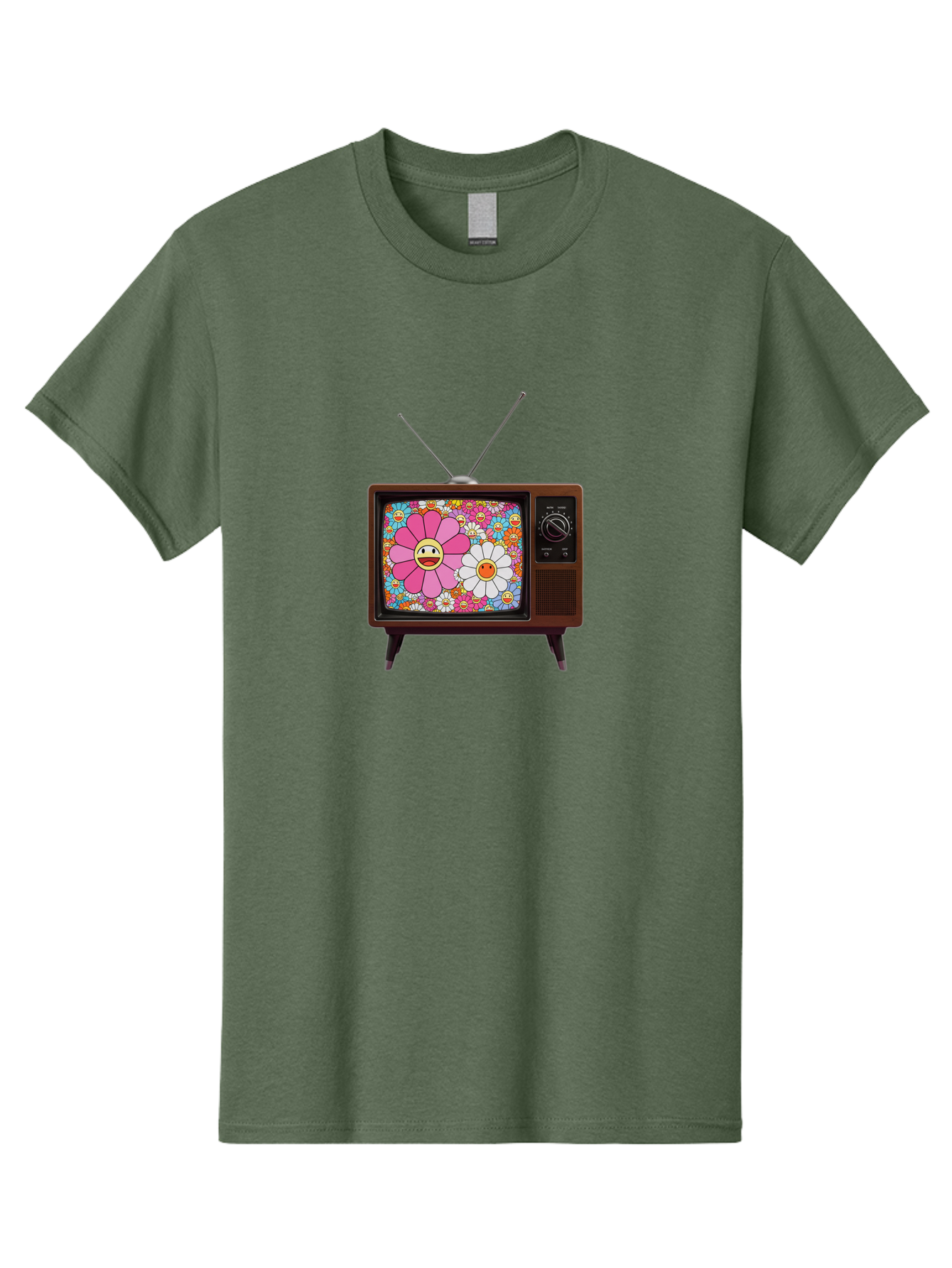Smiley-Flowers-Tv Men'S Graphic Tee, 100% Cotton, Comfortable Casual Summer Wear, Machine Washable, Vintage Camera, Old Camera, Antique Camera, Black Camera, Classic Photography, Photography Equipment, Nostalgic Device, Film Camera, Camera Art Bal361 10