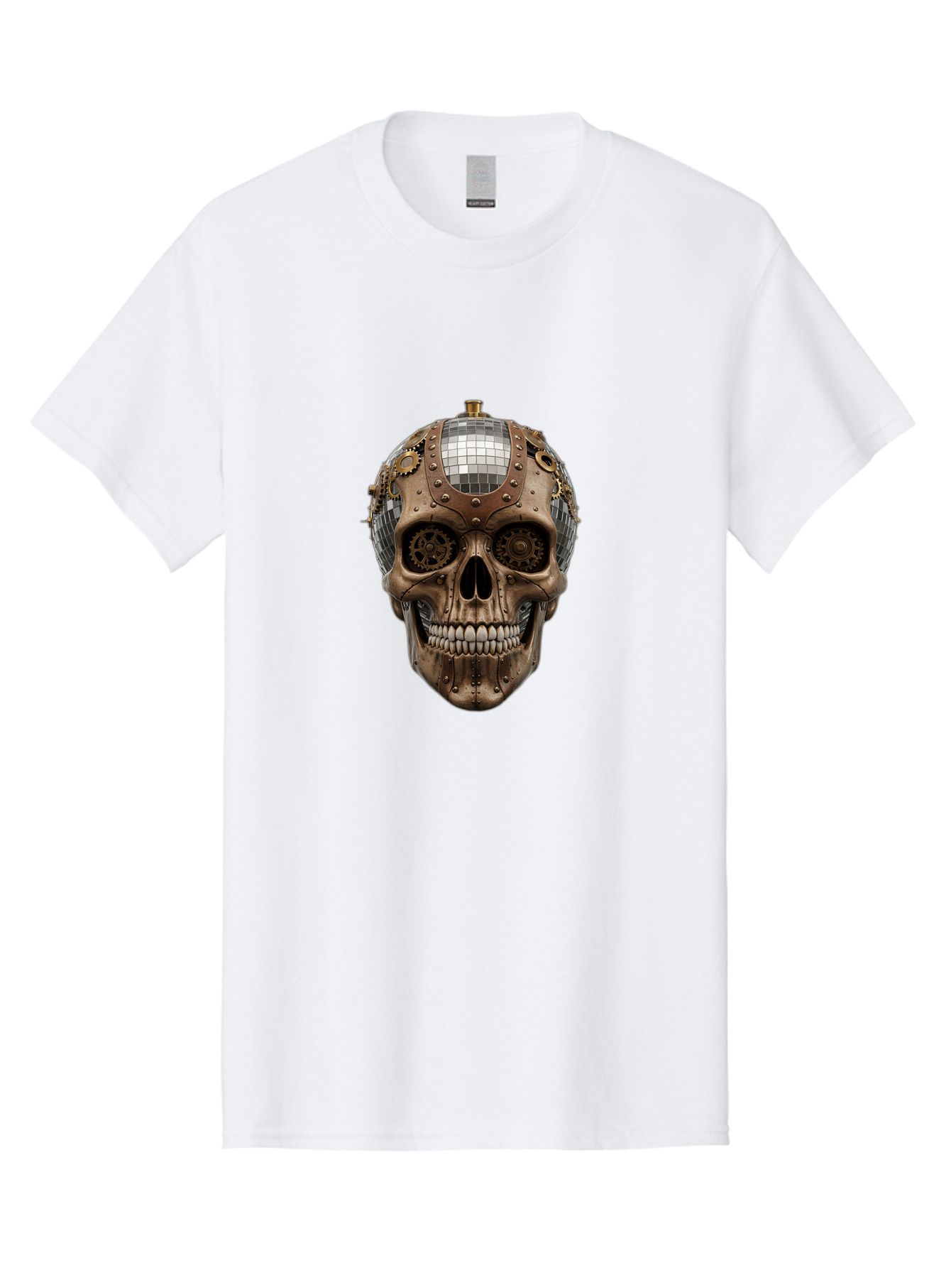 Steampunk-Skull Men'S Graphic Tee, 100% Cotton, Comfortable Casual Summer Wear, Machine Washable, Vintage Camera, Old Camera, Antique Camera, Black Camera, Classic Photography, Photography Equipment, Nostalgic Device, Film Camera, Camera Art Bal422 14