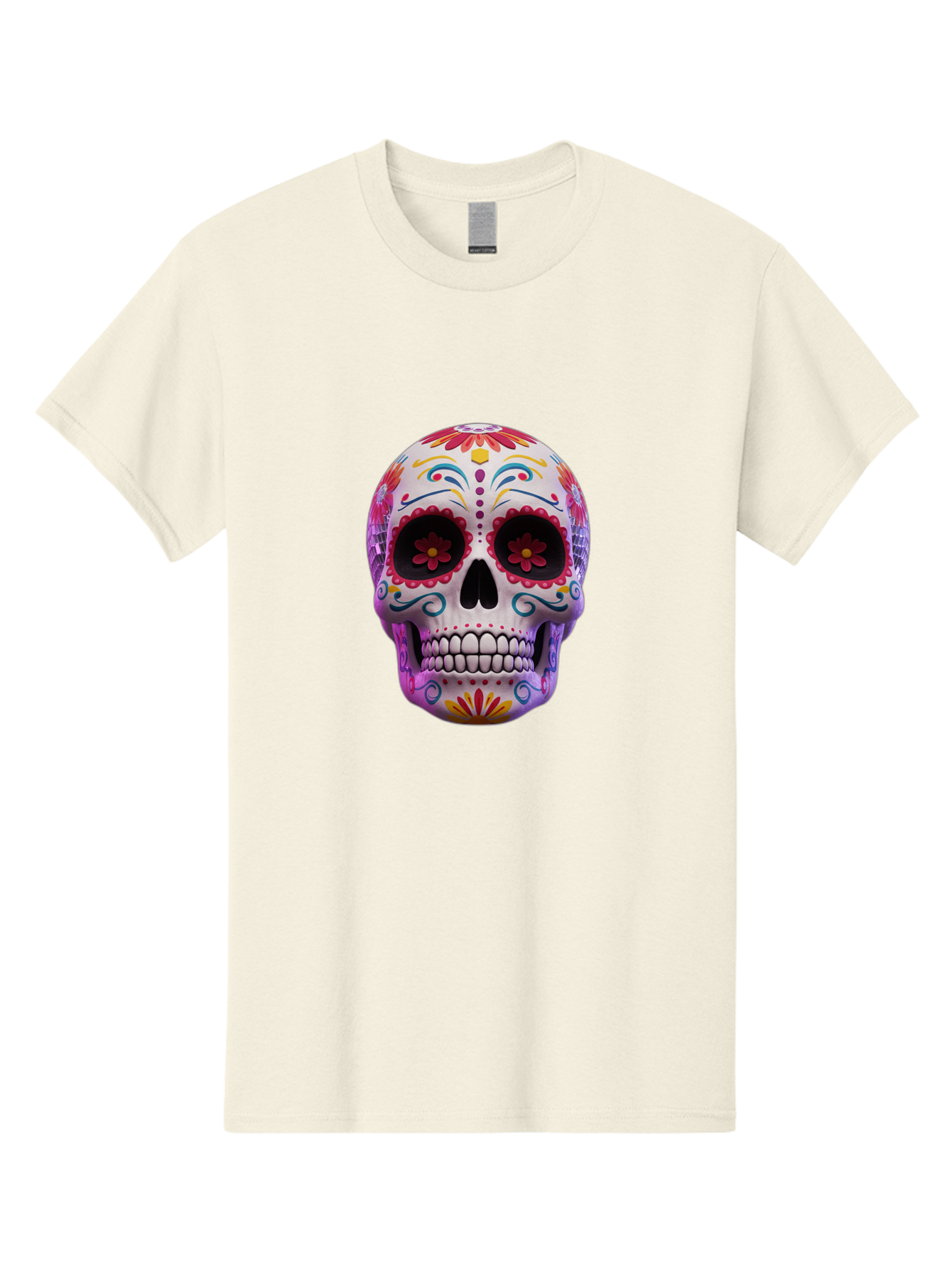 Sugar-Skull-1 Men'S Graphic Tee, 100% Cotton, Comfortable Casual Summer Wear, Machine Washable, Vintage Camera, Old Camera, Antique Camera, Black Camera, Classic Photography, Photography Equipment, Nostalgic Device, Film Camera, Camera Art Bal435 11