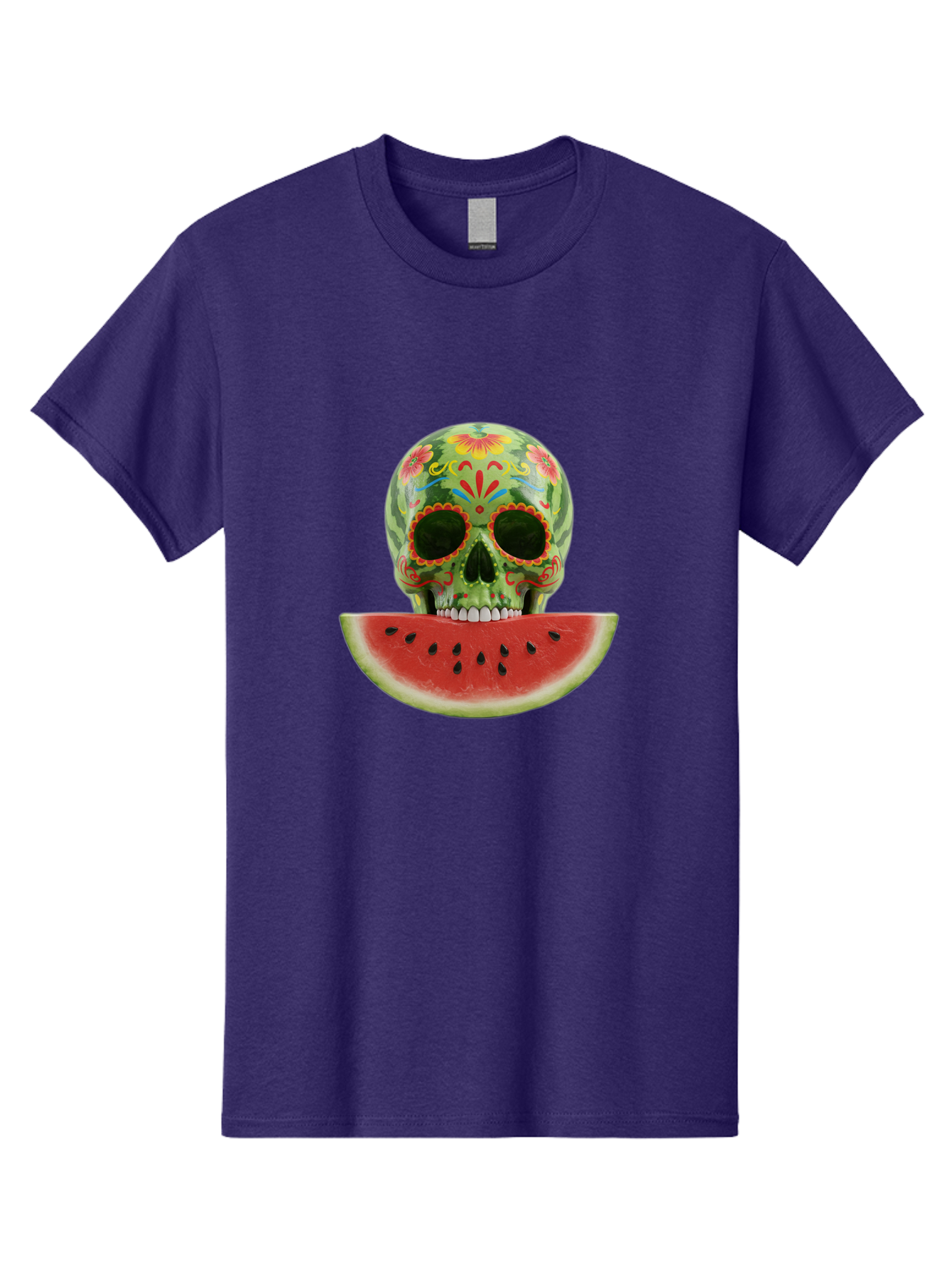 Sugar-Skull-Watermelon Men'S Graphic Tee, 100% Cotton, Comfortable Casual Summer Wear, Machine Washable, Vintage Camera, Old Camera, Antique Camera, Black Camera, Classic Photography, Photography Equipment, Nostalgic Device, Film Camera, Bal438 4