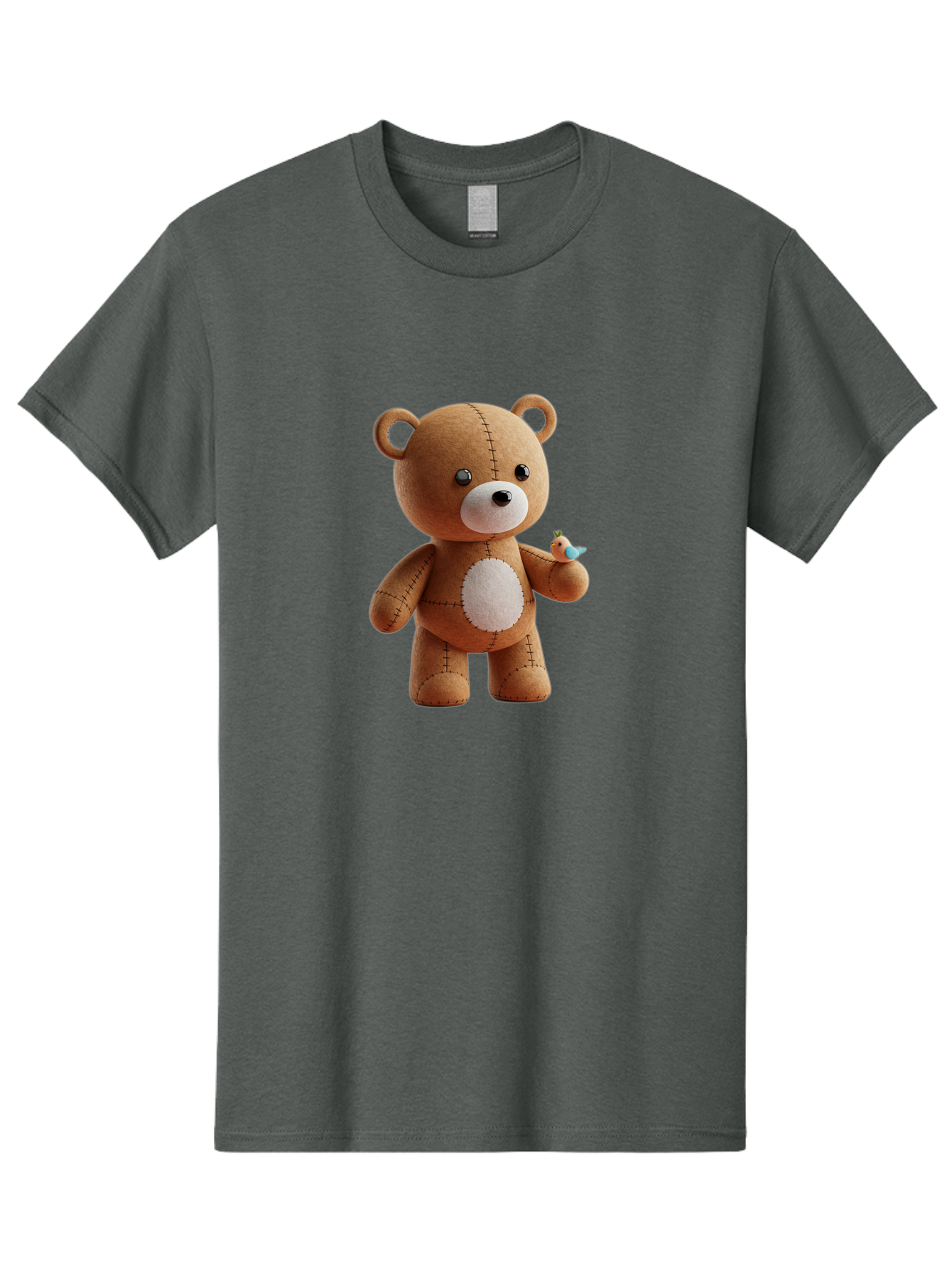 Teddy-Bear-With-Bird Men'S Graphic Tee, 100% Cotton, Comfortable Casual Summer Wear, Machine Washable, Vintage Camera, Old Camera, Antique Camera, Black Camera, Classic Photography, Photography Equipment, Nostalgic Device, Film Camera, Bal471 4