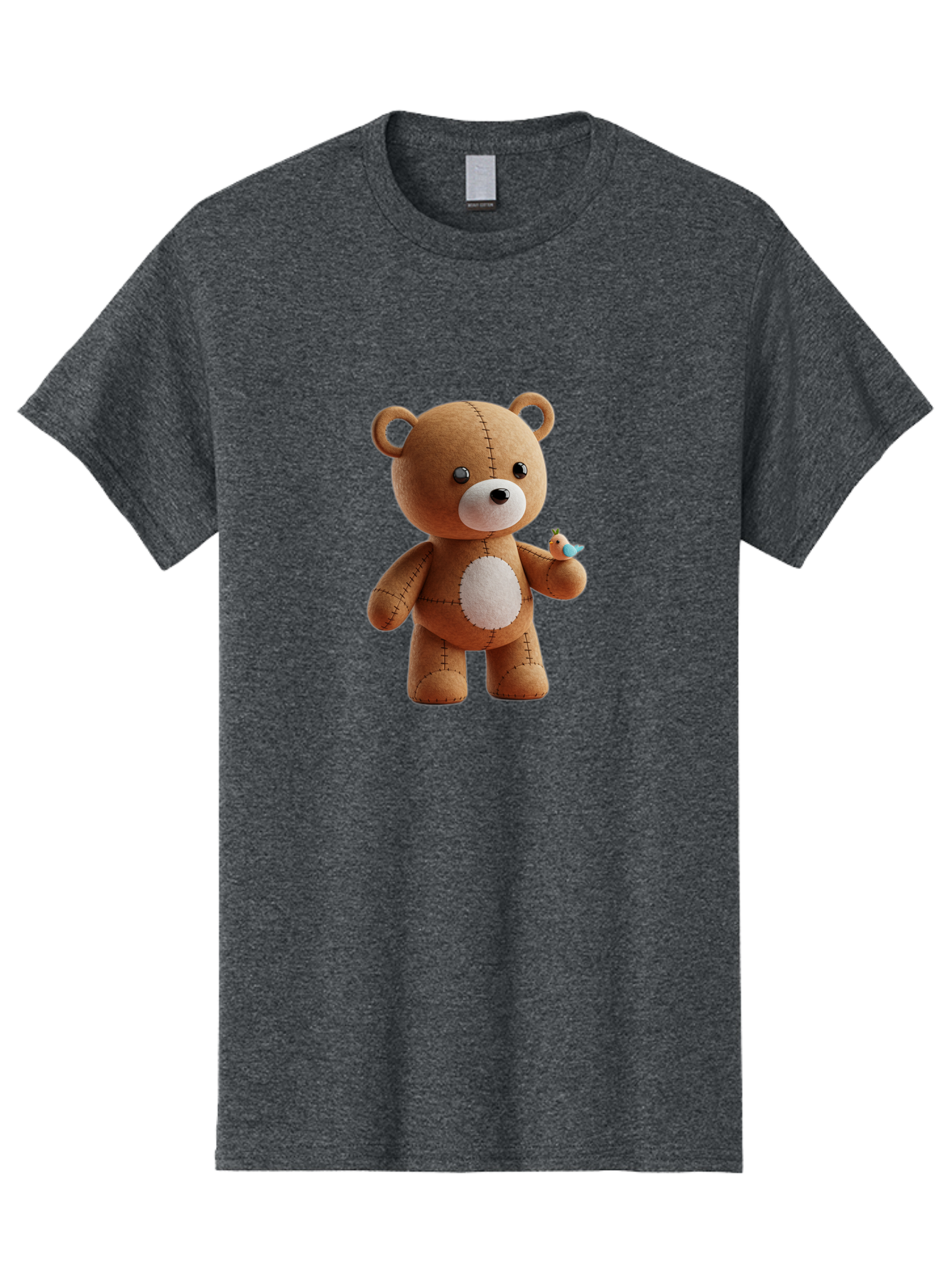 Teddy-Bear-With-Bird Men'S Graphic Tee, 100% Cotton, Comfortable Casual Summer Wear, Machine Washable, Vintage Camera, Old Camera, Antique Camera, Black Camera, Classic Photography, Photography Equipment, Nostalgic Device, Film Camera, Bal471 5