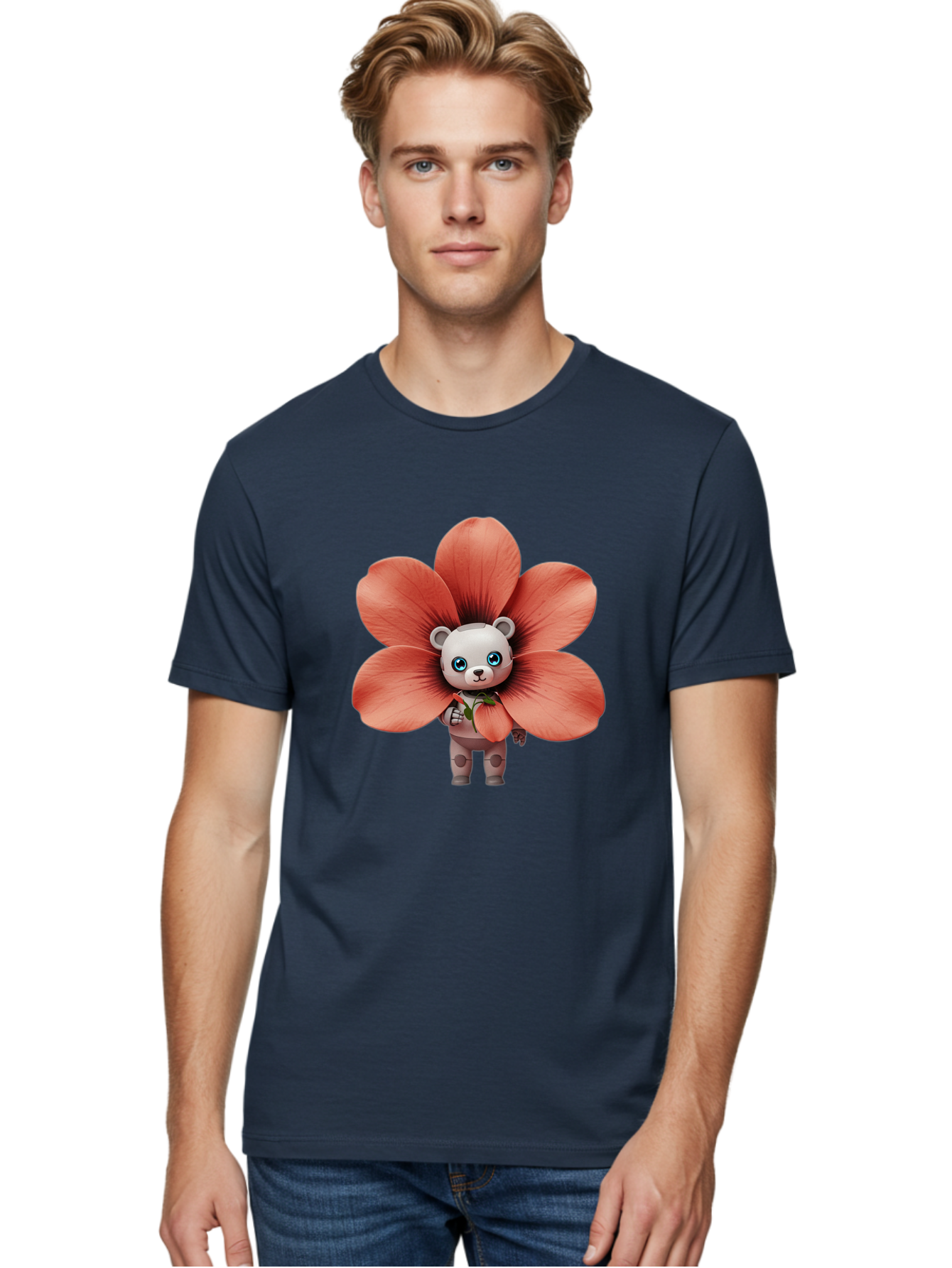 Teddy-In-Flower Men'S Graphic Tee, 100% Cotton, Comfortable Casual Summer Wear, Machine Washable, Vintage Camera, Old Camera, Antique Camera, Black Camera, Classic Photography, Photography Equipment, Nostalgic Device, Film Camera, Camera Art Bal480 18