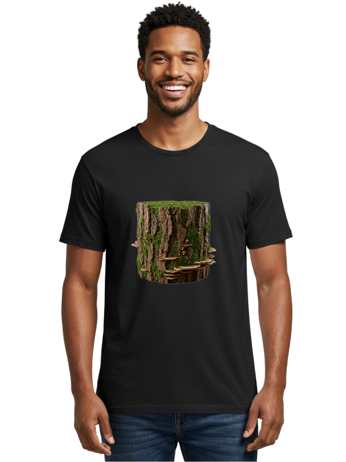 Tree-Stump-1 Men'S Graphic Tee, 100% Cotton, Comfortable Casual Summer Wear, Machine Washable, Vintage Camera, Old Camera, Antique Camera, Black Camera, Classic Photography, Photography Equipment, Nostalgic Device, Film Camera, Camera Art Bal500 22