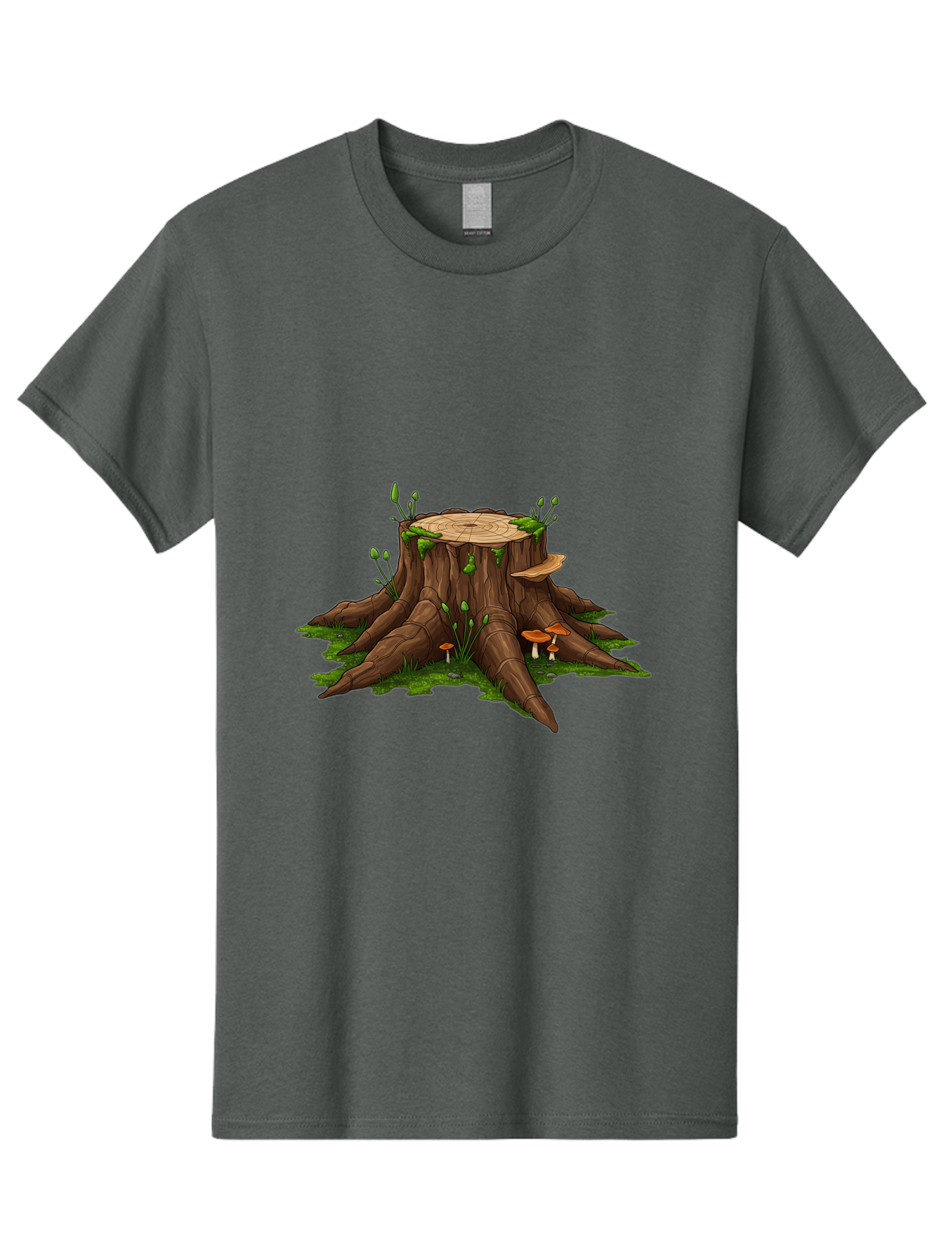 Tree-Stump-Mushrooms Men'S Graphic Tee, 100% Cotton, Comfortable Casual Summer Wear, Machine Washable, Vintage Camera, Old Camera, Antique Camera, Black Camera, Classic Photography, Photography Equipment, Nostalgic Device, Film Camera, Bal503 13