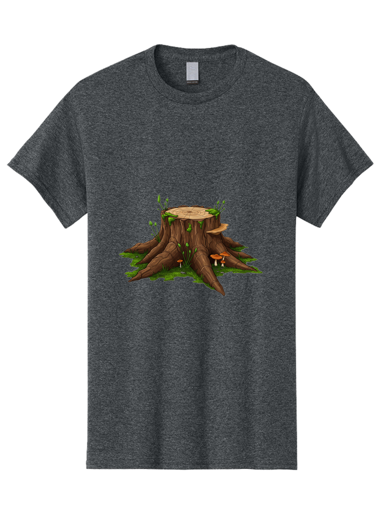 Tree-Stump-Mushrooms Men'S Graphic Tee, 100% Cotton, Comfortable Casual Summer Wear, Machine Washable, Vintage Camera, Old Camera, Antique Camera, Black Camera, Classic Photography, Photography Equipment, Nostalgic Device, Film Camera, Bal503 6
