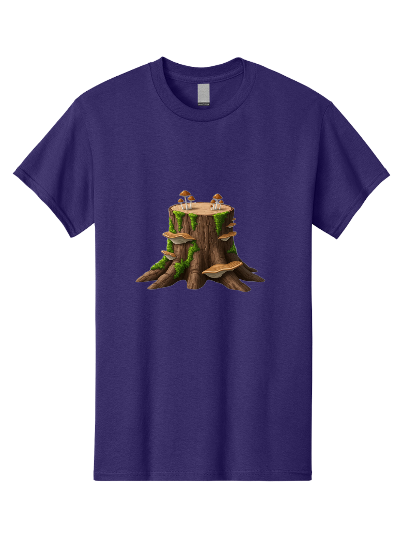 Tree-Stump-With-Mushrooms-3 Men'S Graphic Tee, 100% Cotton, Comfortable Casual Summer Wear, Machine Washable, Vintage Camera, Old Camera, Antique Camera, Black Camera, Classic Photography, Photography Equipment, Nostalgic Device, Film Camera, Bal506 9