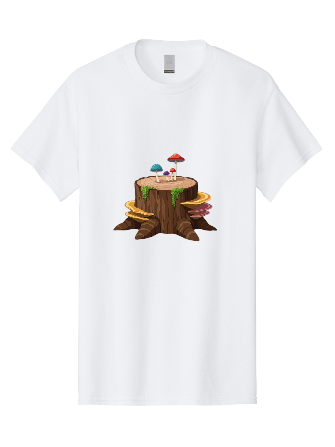 Tree-Stump-With-Mushrooms Men'S Graphic Tee, 100% Cotton, Comfortable Casual Summer Wear, Machine Washable, Vintage Camera, Old Camera, Antique Camera, Black Camera, Classic Photography, Photography Equipment, Nostalgic Device, Film Camera, Bal509 7