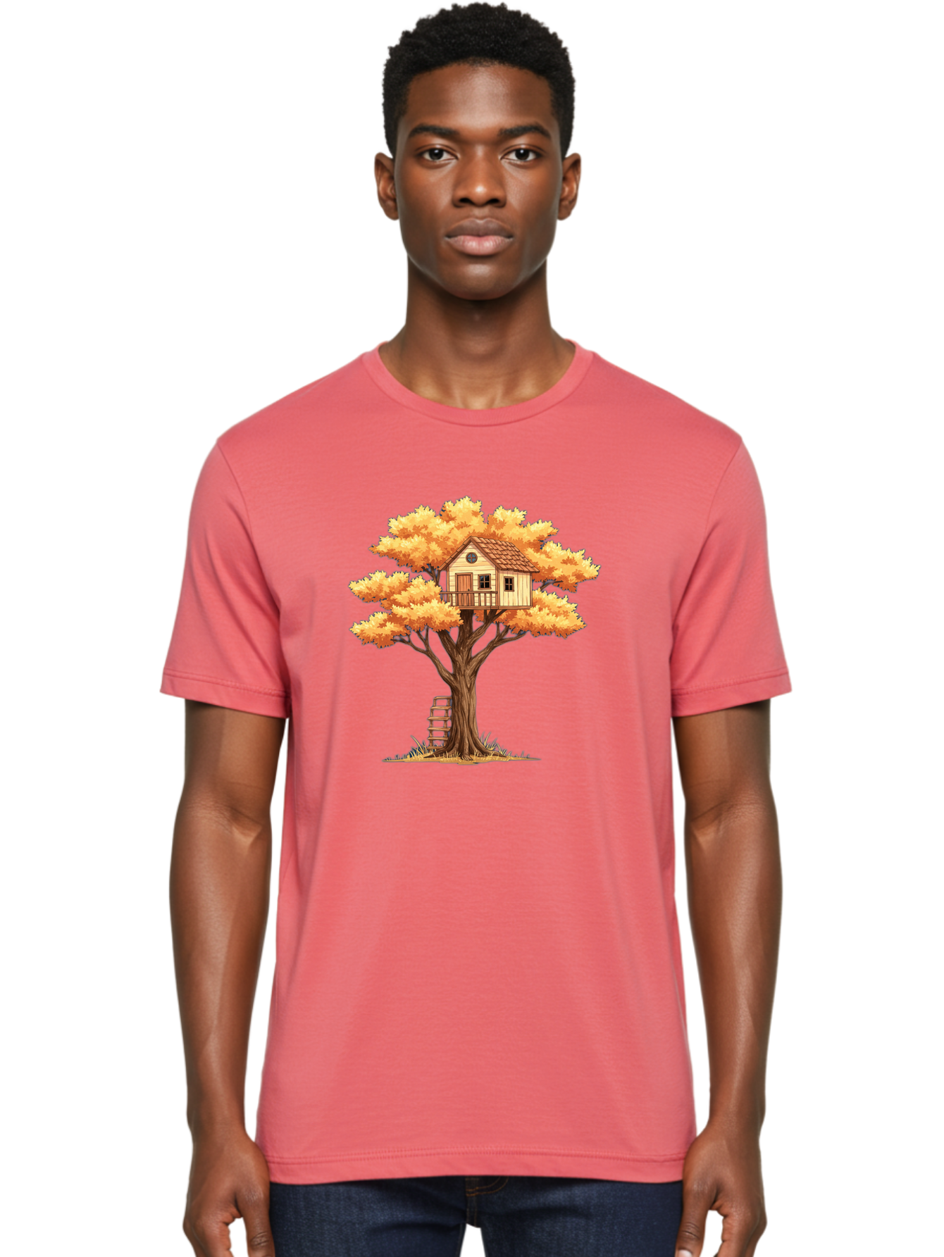 Treehouse-1 Men'S Graphic Tee, 100% Cotton, Comfortable Casual Summer Wear, Machine Washable, Vintage Camera, Old Camera, Antique Camera, Black Camera, Classic Photography, Photography Equipment, Nostalgic Device, Film Camera, Camera Art Bal511 23
