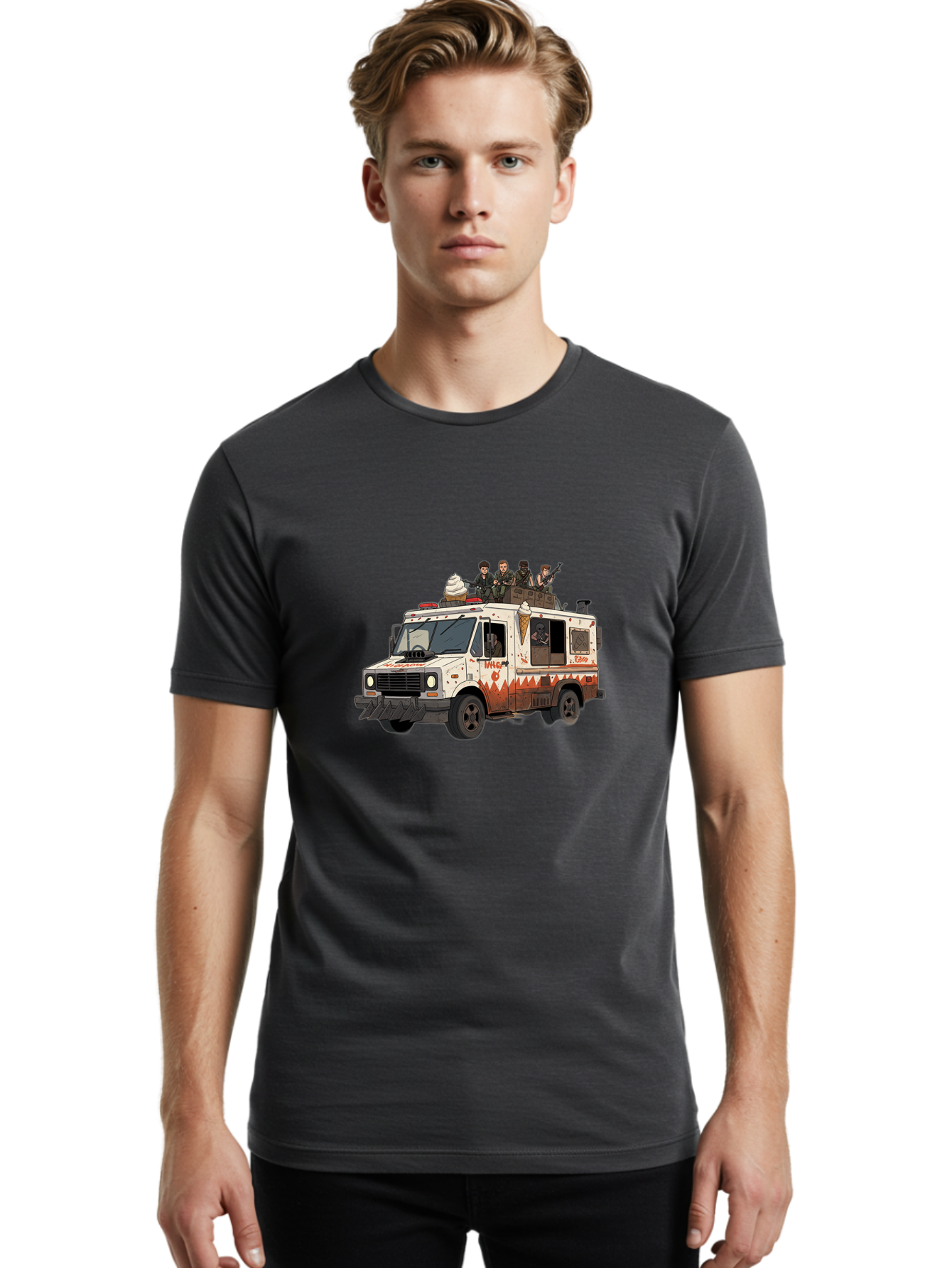 Truck Men'S Graphic Tee, 100% Cotton, Comfortable Casual Summer Wear, Machine Washable, Vintage Camera, Old Camera, Antique Camera, Black Camera, Classic Photography, Photography Equipment, Nostalgic Device, Film Camera, Camera Art Bal515 22