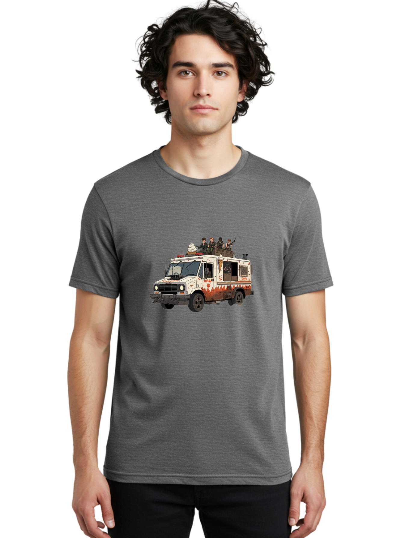 Truck Men'S Graphic Tee, 100% Cotton, Comfortable Casual Summer Wear, Machine Washable, Vintage Camera, Old Camera, Antique Camera, Black Camera, Classic Photography, Photography Equipment, Nostalgic Device, Film Camera, Camera Art Bal515 30