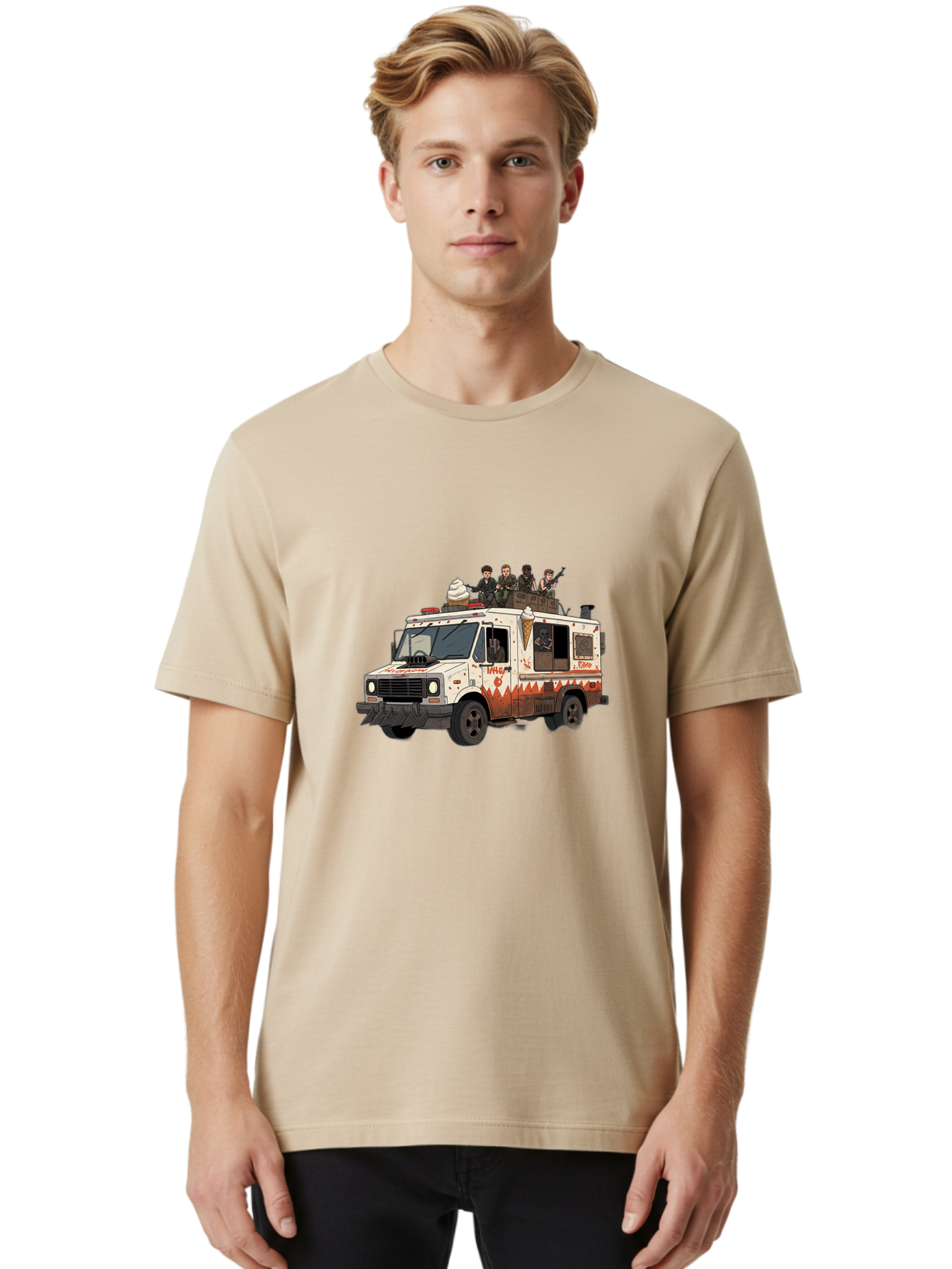 Truck Men'S Graphic Tee, 100% Cotton, Comfortable Casual Summer Wear, Machine Washable, Vintage Camera, Old Camera, Antique Camera, Black Camera, Classic Photography, Photography Equipment, Nostalgic Device, Film Camera, Camera Art Bal515 24