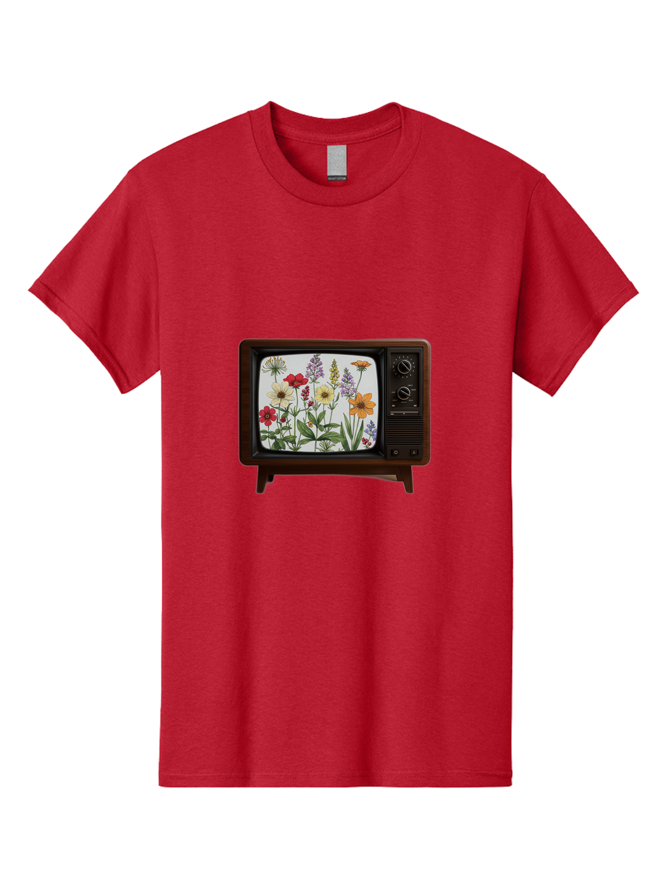 Tv-With-Flowers Men'S Graphic Tee, 100% Cotton, Comfortable Casual Summer Wear, Machine Washable, Vintage Camera, Old Camera, Antique Camera, Black Camera, Classic Photography, Photography Equipment, Nostalgic Device, Film Camera, Camera Art Bal516 11