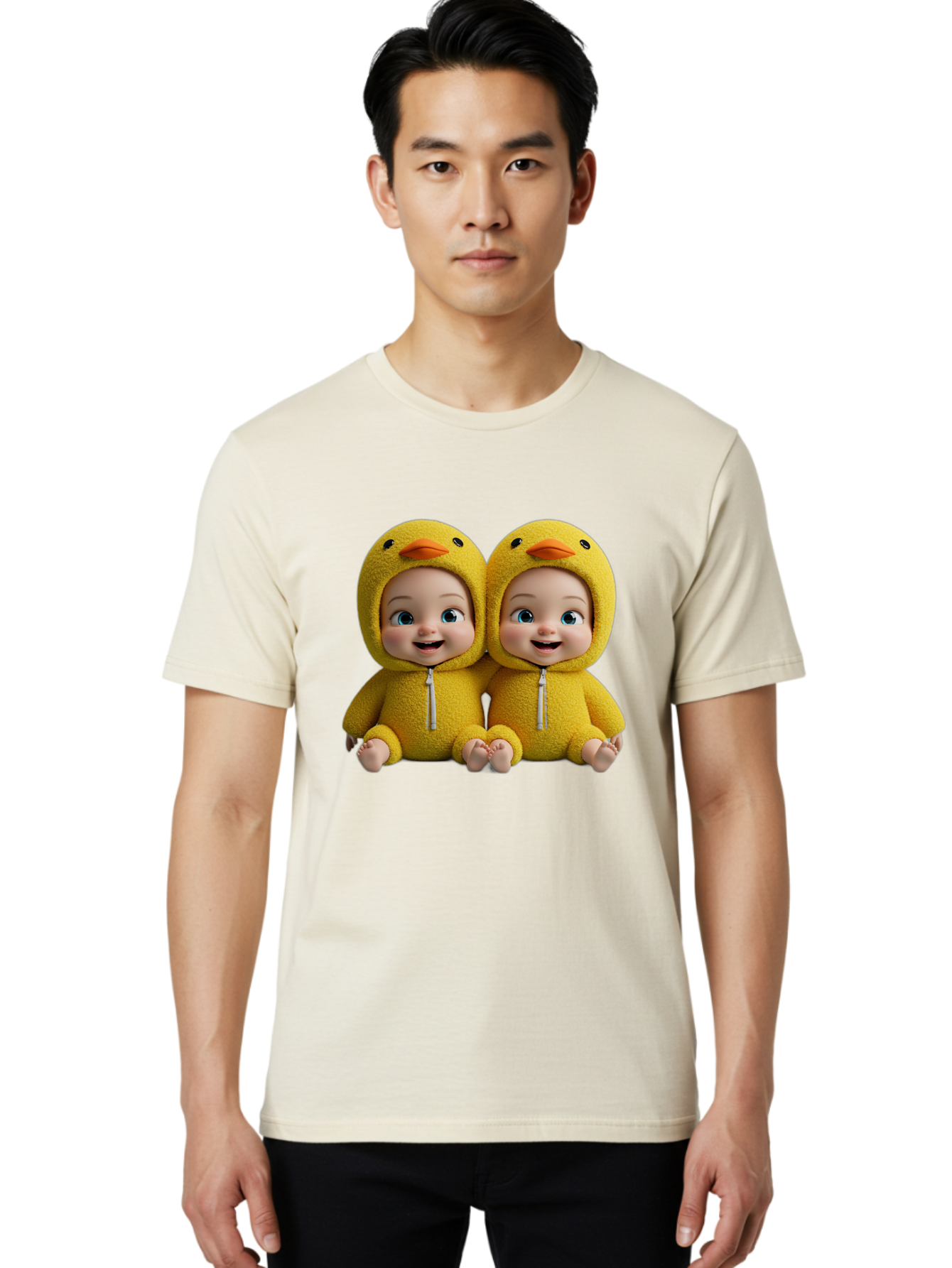 Twin-Babies-In-Duck-Costumes Men'S Graphic Tee, 100% Cotton, Comfortable Casual Summer Wear, Machine Washable, Vintage Camera, Old Camera, Antique Camera, Black Camera, Classic Photography, Photography Equipment, Nostalgic Device, Film Camera, Bal519 19