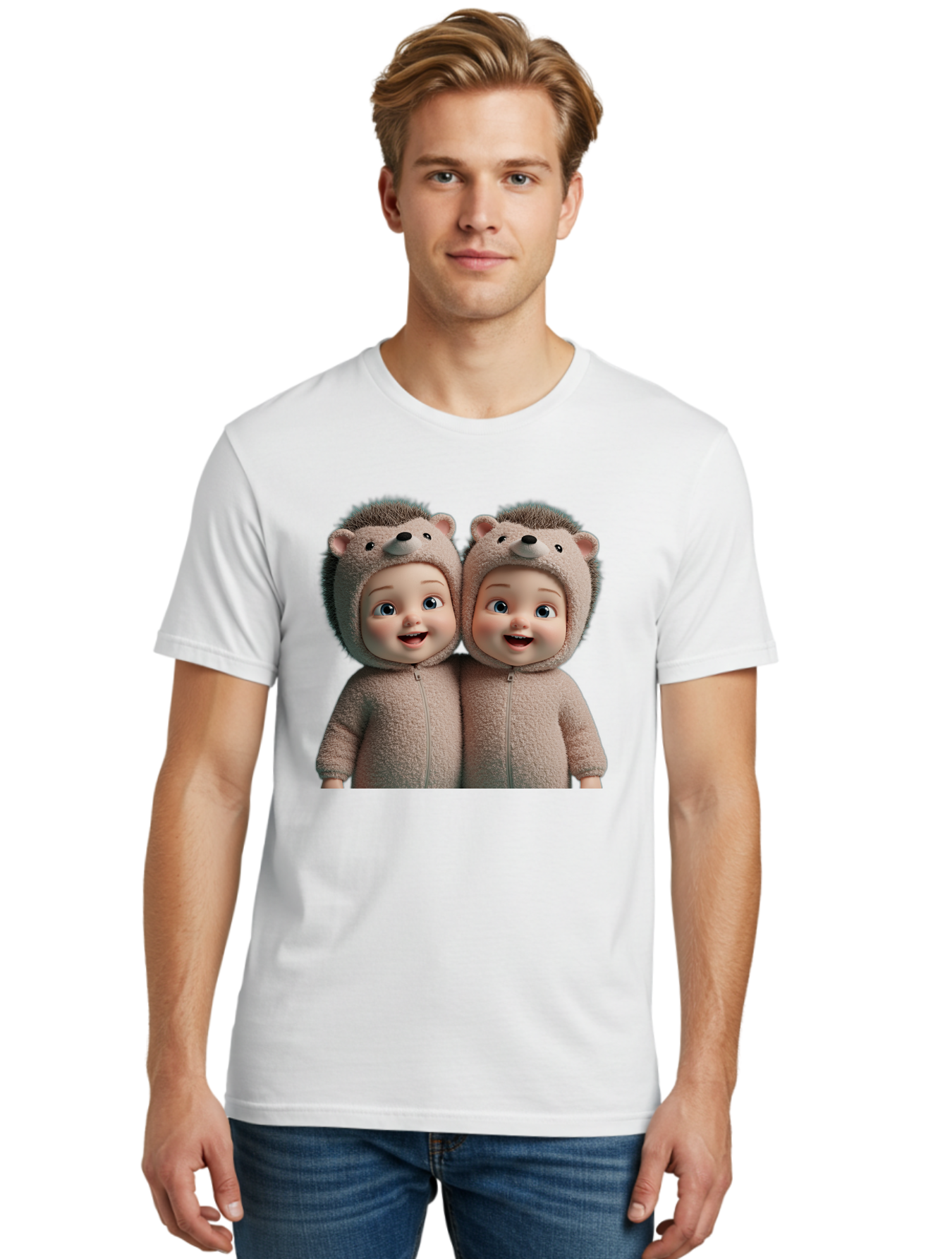 Twin-Babies-In-Hedgehog-Costumes Men'S Graphic Tee, 100% Cotton, Comfortable Casual Summer Wear, Machine Washable, Vintage Camera, Old Camera, Antique Camera, Black Camera, Classic Photography, Photography Equipment, Nostalgic Device, Bal520 17