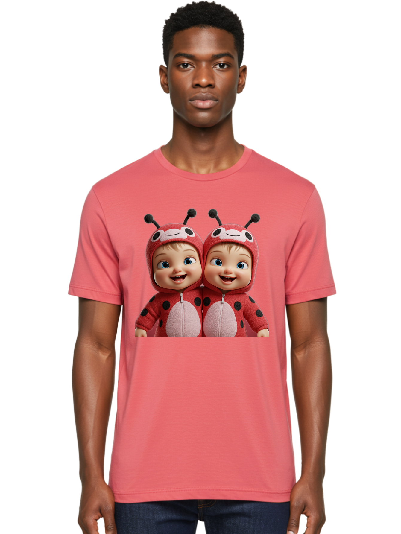Twin-Ladybug-Babies Men'S Graphic Tee, 100% Cotton, Comfortable Casual Summer Wear, Machine Washable, Vintage Camera, Old Camera, Antique Camera, Black Camera, Classic Photography, Photography Equipment, Nostalgic Device, Film Camera, Bal528 28
