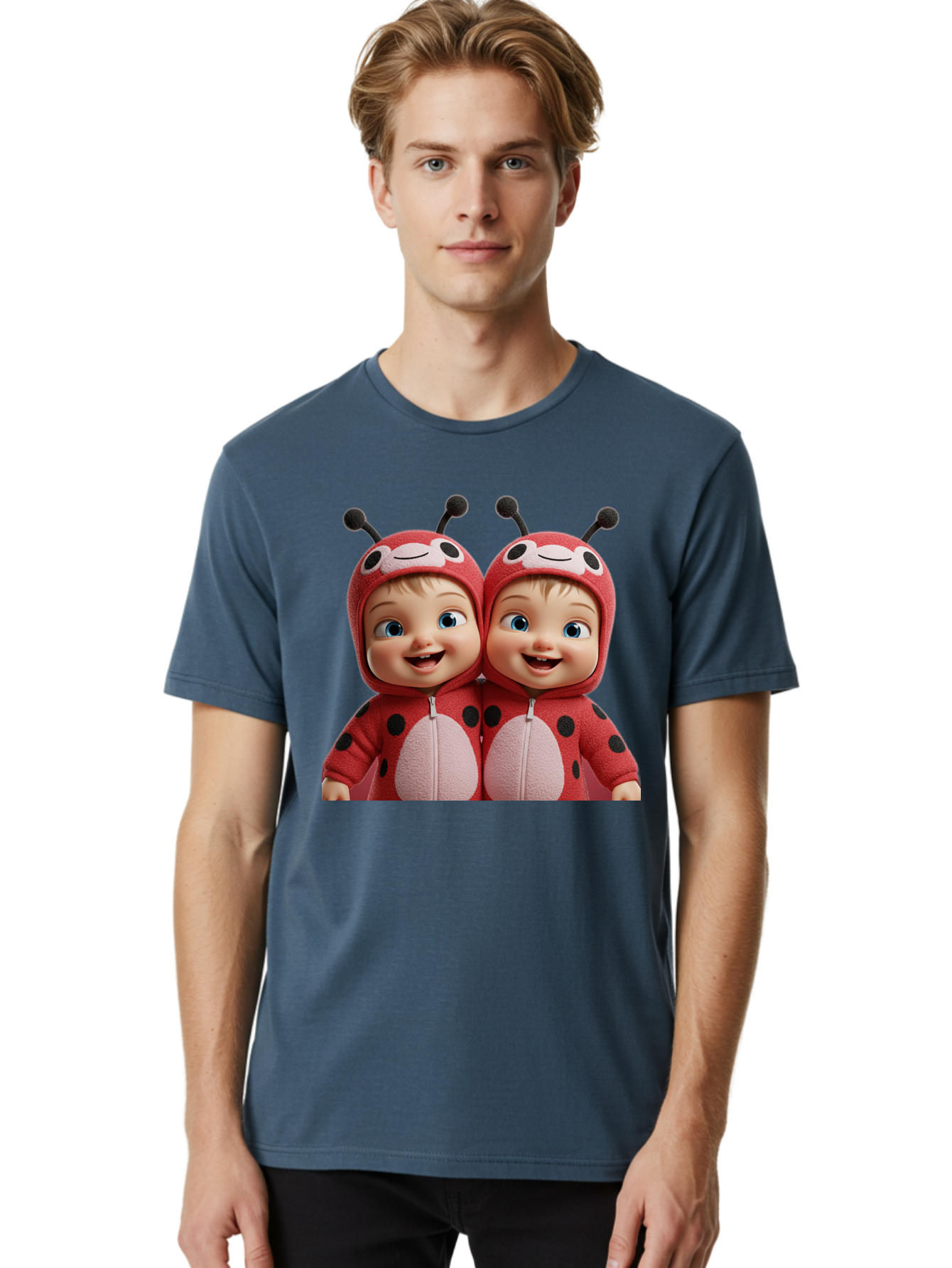 Twin-Ladybug-Babies Men'S Graphic Tee, 100% Cotton, Comfortable Casual Summer Wear, Machine Washable, Vintage Camera, Old Camera, Antique Camera, Black Camera, Classic Photography, Photography Equipment, Nostalgic Device, Film Camera, Bal528 26