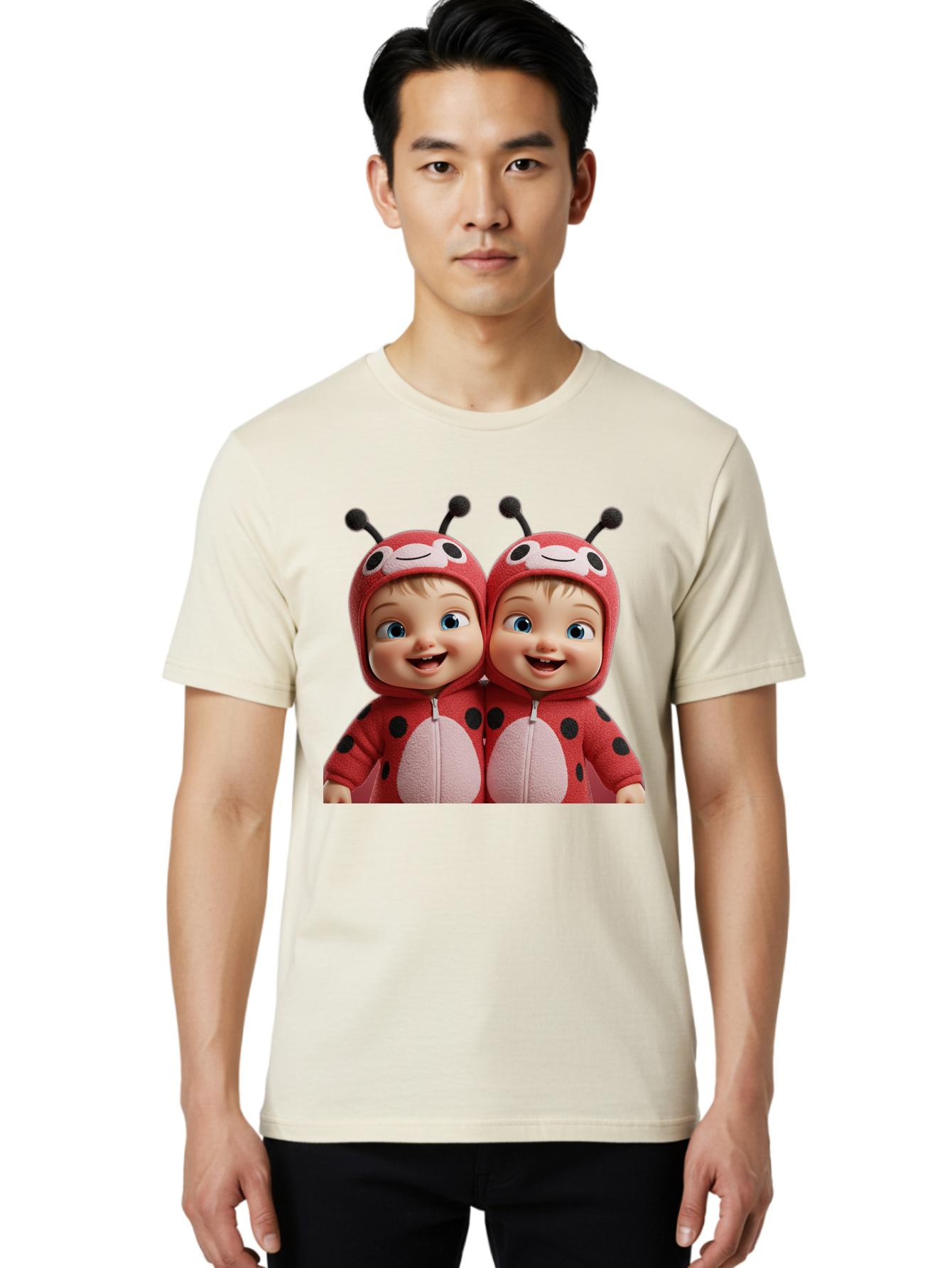 Twin-Ladybug-Babies Men'S Graphic Tee, 100% Cotton, Comfortable Casual Summer Wear, Machine Washable, Vintage Camera, Old Camera, Antique Camera, Black Camera, Classic Photography, Photography Equipment, Nostalgic Device, Film Camera, Bal528 20