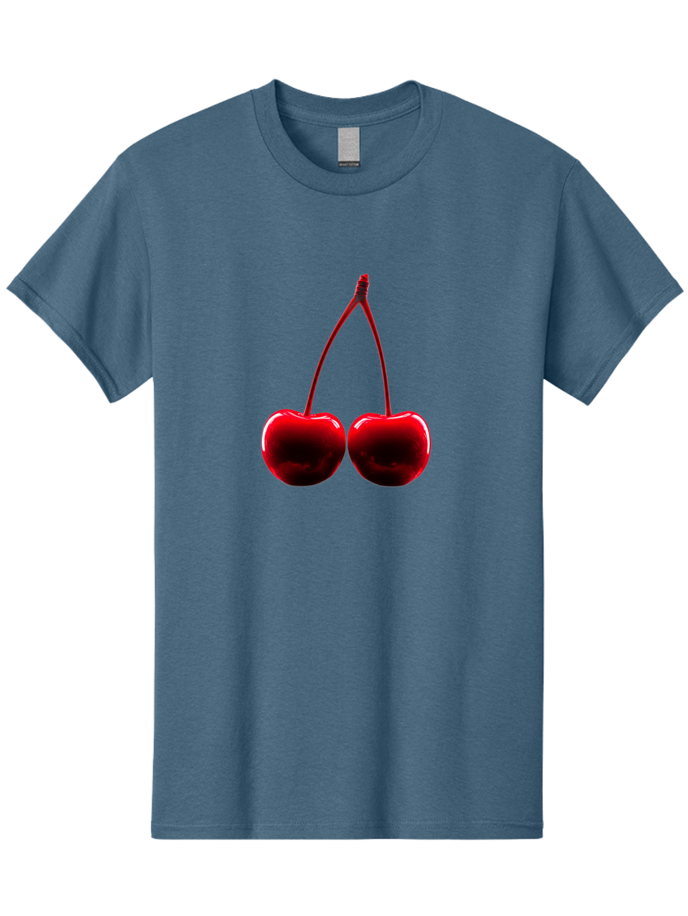 Two-Cherries-3 Men'S Graphic Tee, 100% Cotton, Comfortable Casual Summer Wear, Machine Washable, Vintage Camera, Old Camera, Antique Camera, Black Camera, Classic Photography, Photography Equipment, Nostalgic Device, Film Camera, Camera Art Bal534 9