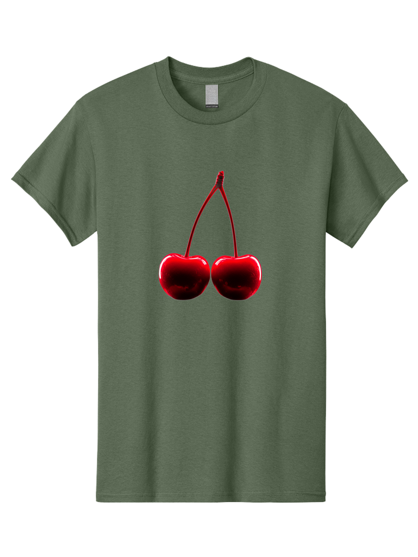 Two-Cherries-3 Men'S Graphic Tee, 100% Cotton, Comfortable Casual Summer Wear, Machine Washable, Vintage Camera, Old Camera, Antique Camera, Black Camera, Classic Photography, Photography Equipment, Nostalgic Device, Film Camera, Camera Art Bal534 7