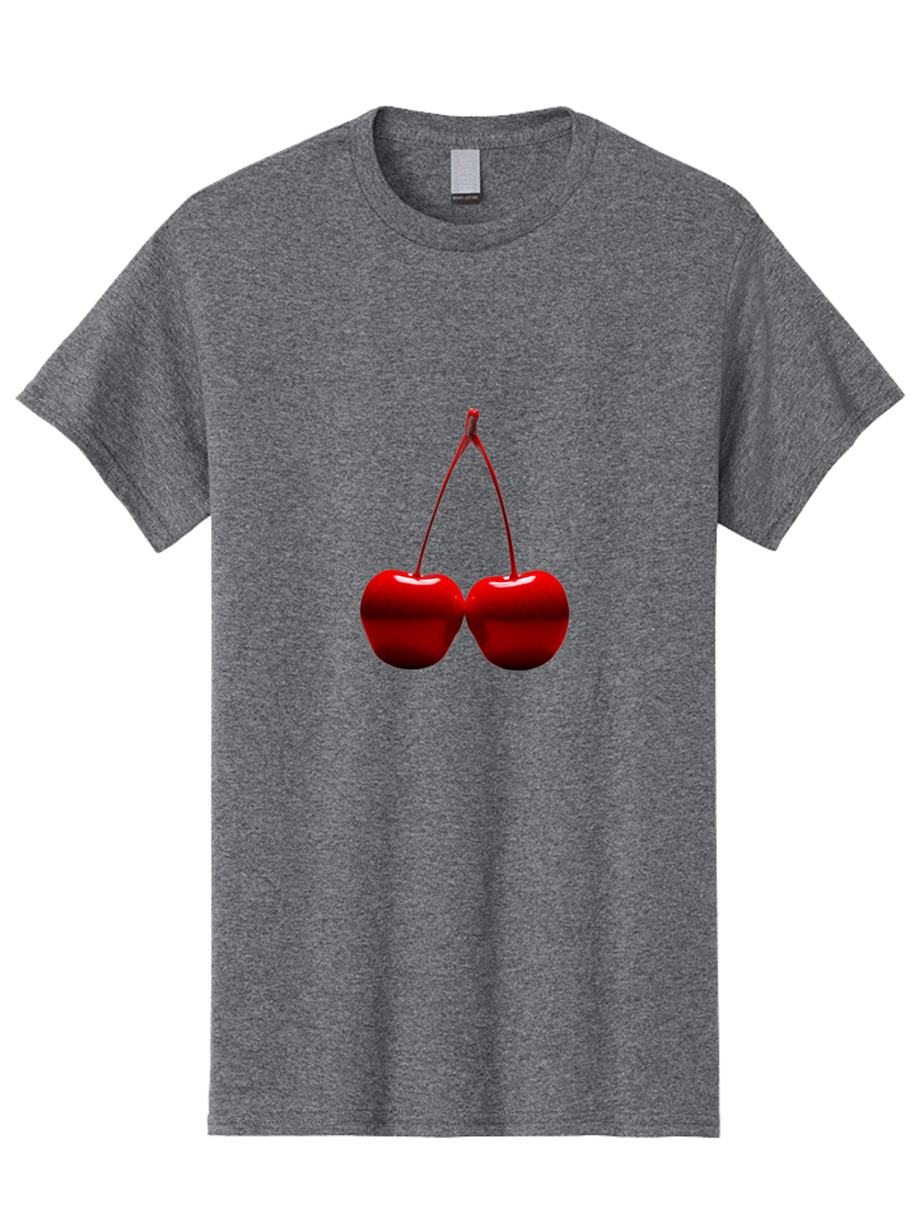 Two-Cherries-4 Men'S Graphic Tee, 100% Cotton, Comfortable Casual Summer Wear, Machine Washable, Vintage Camera, Old Camera, Antique Camera, Black Camera, Classic Photography, Photography Equipment, Nostalgic Device, Film Camera, Camera Art Bal535 12