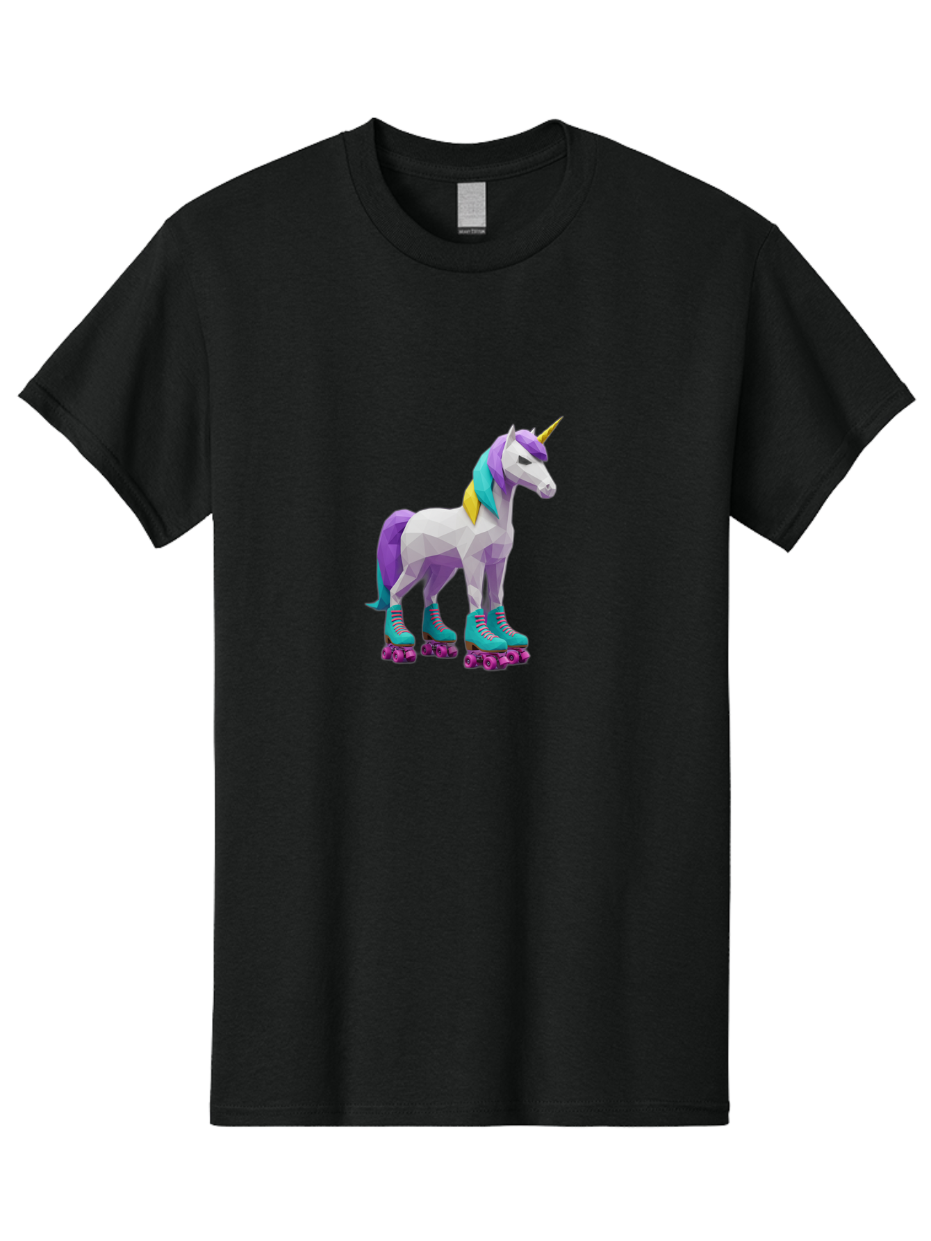 Unicorn-On-Rollerskates-2 Men'S Graphic Tee, 100% Cotton, Comfortable Casual Summer Wear, Machine Washable, Vintage Camera, Old Camera, Antique Camera, Black Camera, Classic Photography, Photography Equipment, Nostalgic Device, Film Camera, Bal547 15