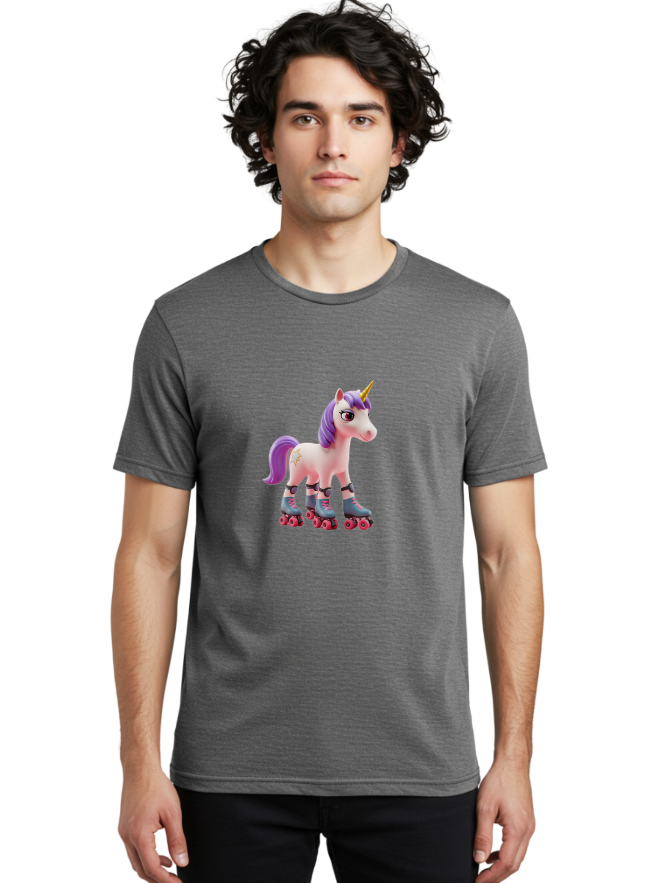 Unicorn-On-Rollerskates-3 Men'S Graphic Tee, 100% Cotton, Comfortable Casual Summer Wear, Machine Washable, Vintage Camera, Old Camera, Antique Camera, Black Camera, Classic Photography, Photography Equipment, Nostalgic Device, Film Camera, Bal548 18
