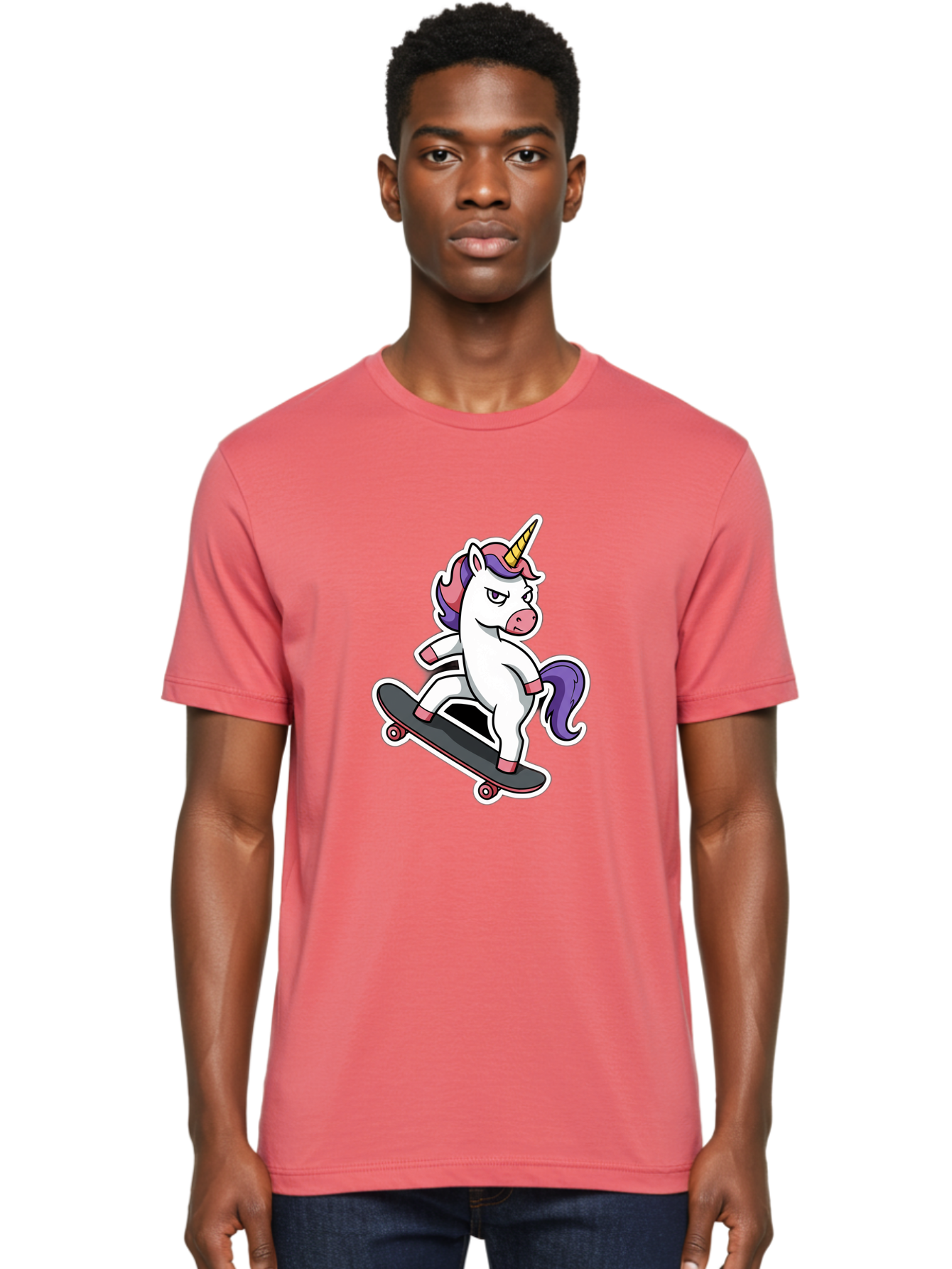 Unicorn-Skateboarder Men'S Graphic Tee, 100% Cotton, Comfortable Casual Summer Wear, Machine Washable, Vintage Camera, Old Camera, Antique Camera, Black Camera, Classic Photography, Photography Equipment, Nostalgic Device, Film Camera, Bal550 16