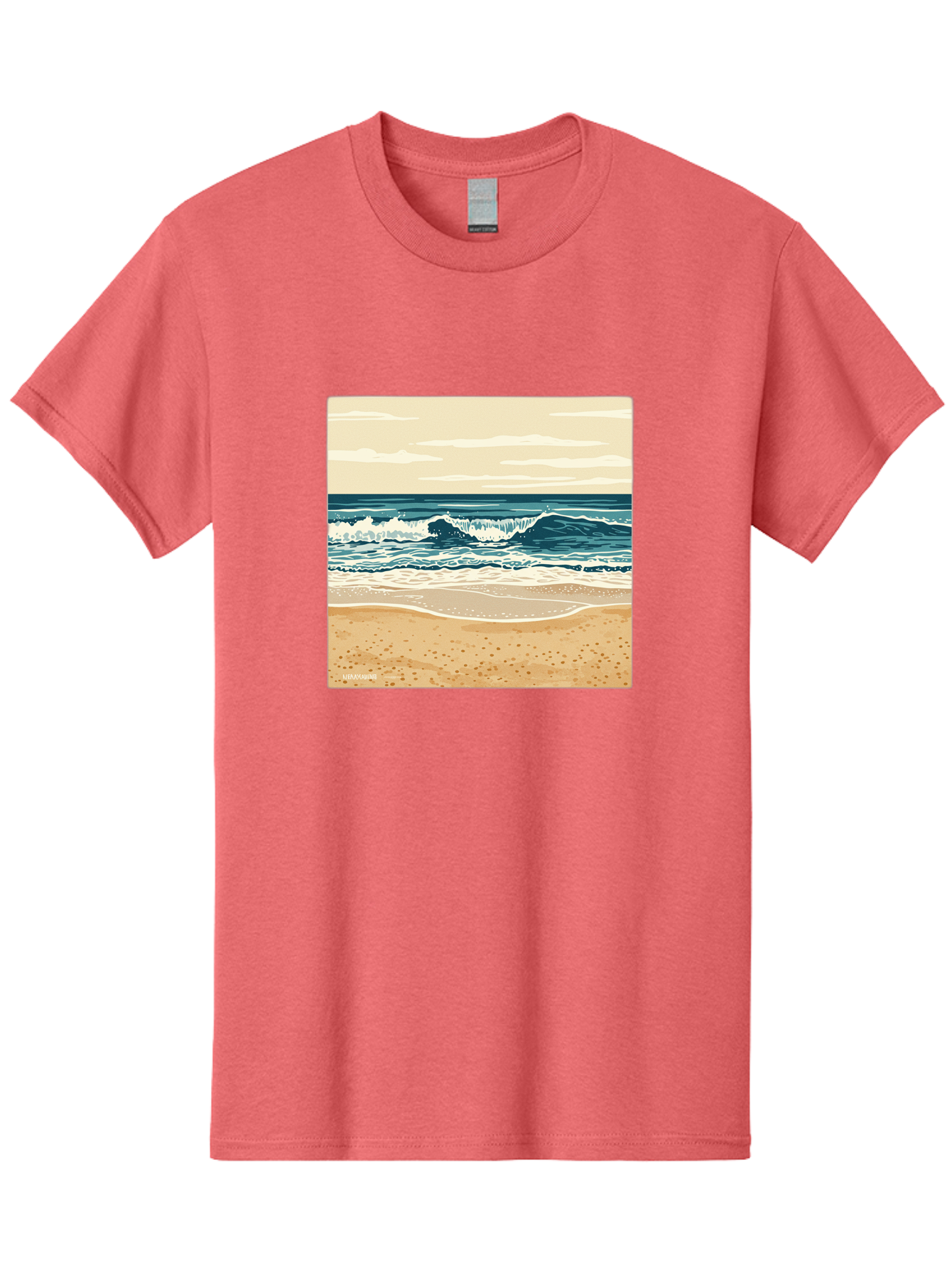 Unplugged-Beach-Scene Men'S Graphic Tee, 100% Cotton, Comfortable Casual Summer Wear, Machine Washable, Vintage Camera, Old Camera, Antique Camera, Black Camera, Classic Photography, Photography Equipment, Nostalgic Device, Film Camera, Bal551 12