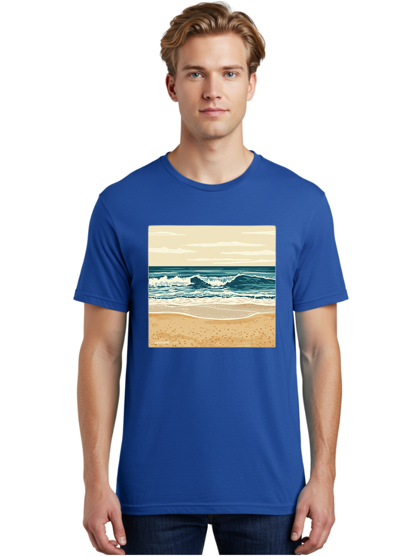 Unplugged-Beach-Scene Men'S Graphic Tee, 100% Cotton, Comfortable Casual Summer Wear, Machine Washable, Vintage Camera, Old Camera, Antique Camera, Black Camera, Classic Photography, Photography Equipment, Nostalgic Device, Film Camera, Bal551 21