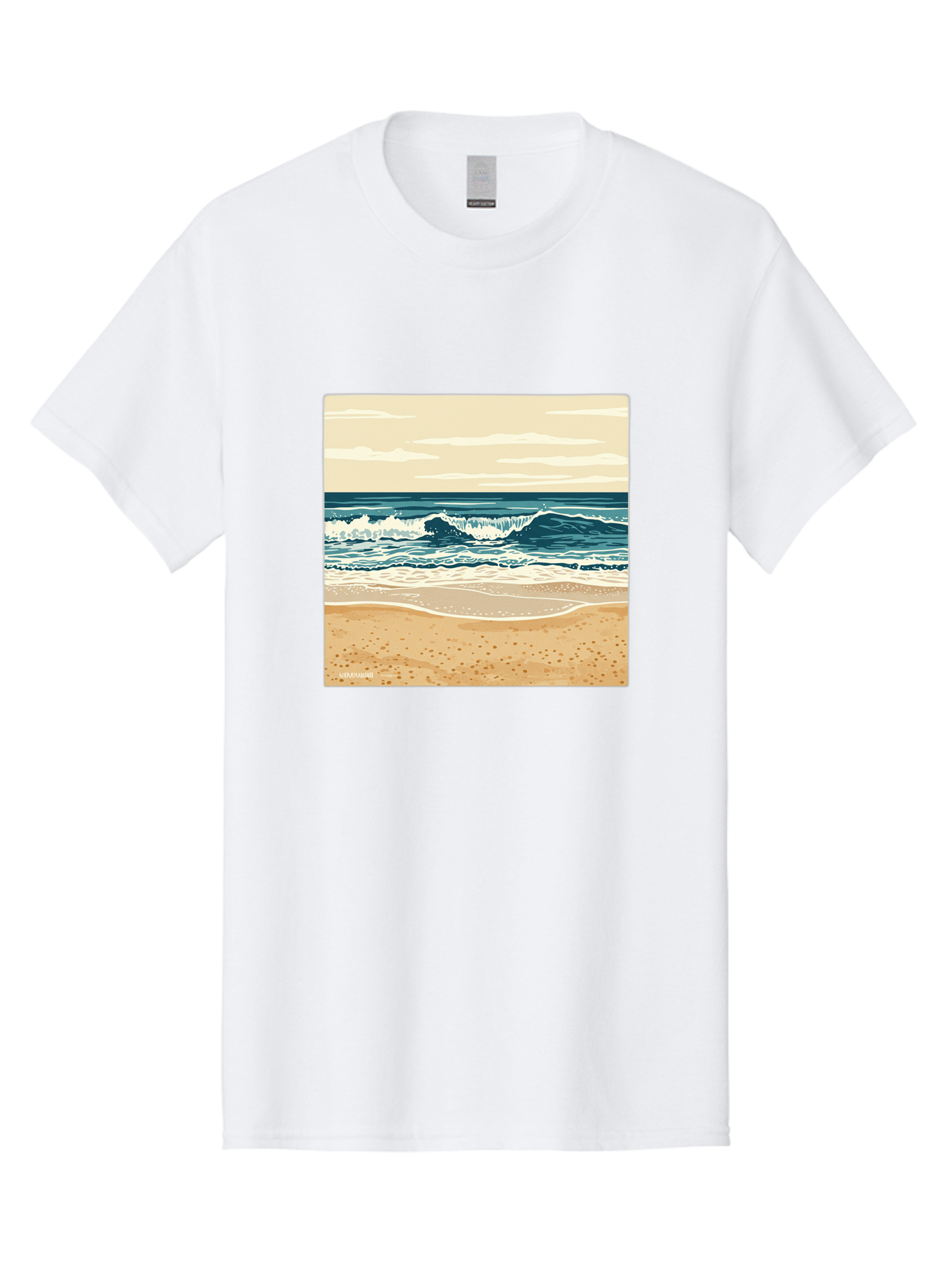 Unplugged-Beach-Scene Men'S Graphic Tee, 100% Cotton, Comfortable Casual Summer Wear, Machine Washable, Vintage Camera, Old Camera, Antique Camera, Black Camera, Classic Photography, Photography Equipment, Nostalgic Device, Film Camera, Bal551 10