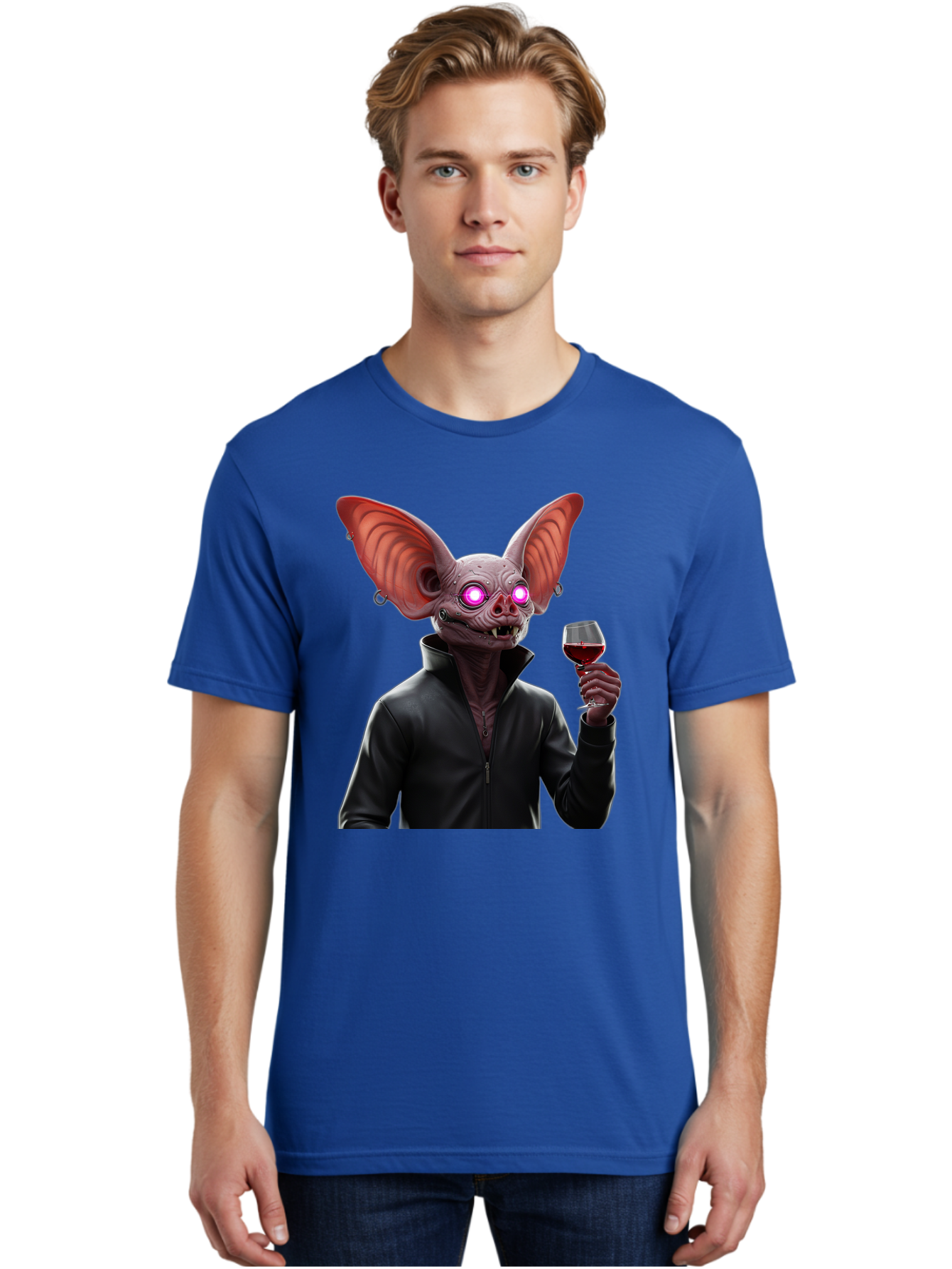 Vampire-Bat-With-Wine Men'S Graphic Tee, 100% Cotton, Comfortable Casual Summer Wear, Machine Washable, Vintage Camera, Old Camera, Antique Camera, Black Camera, Classic Photography, Photography Equipment, Nostalgic Device, Film Camera, Bal557 22