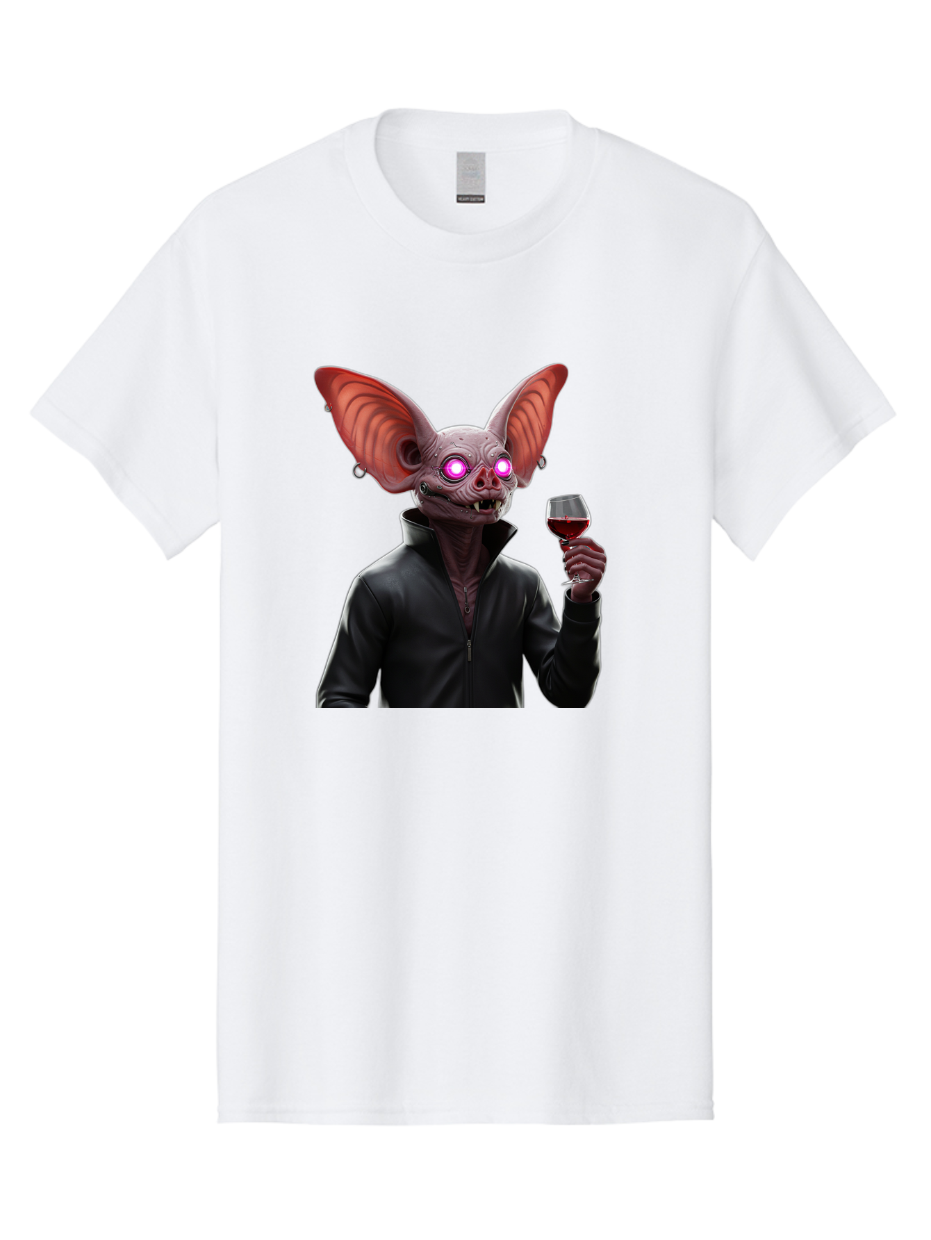 Vampire-Bat-With-Wine Men'S Graphic Tee, 100% Cotton, Comfortable Casual Summer Wear, Machine Washable, Vintage Camera, Old Camera, Antique Camera, Black Camera, Classic Photography, Photography Equipment, Nostalgic Device, Film Camera, Bal557 14