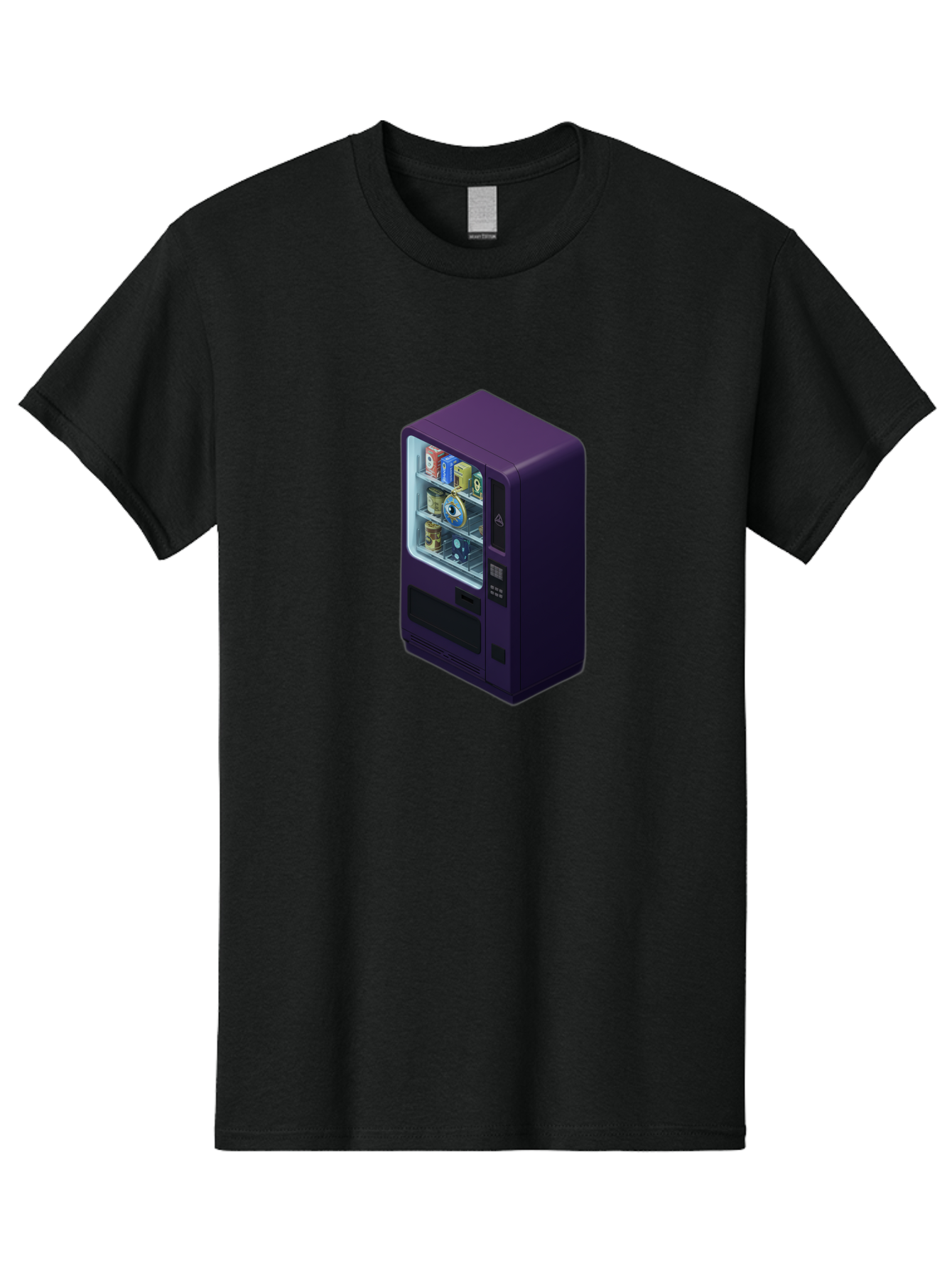 Vending-Machine-1 Men'S Graphic Tee, 100% Cotton, Comfortable Casual Summer Wear, Machine Washable, Vintage Camera, Old Camera, Antique Camera, Black Camera, Classic Photography, Photography Equipment, Nostalgic Device, Film Camera, Camera Art Bal559 6