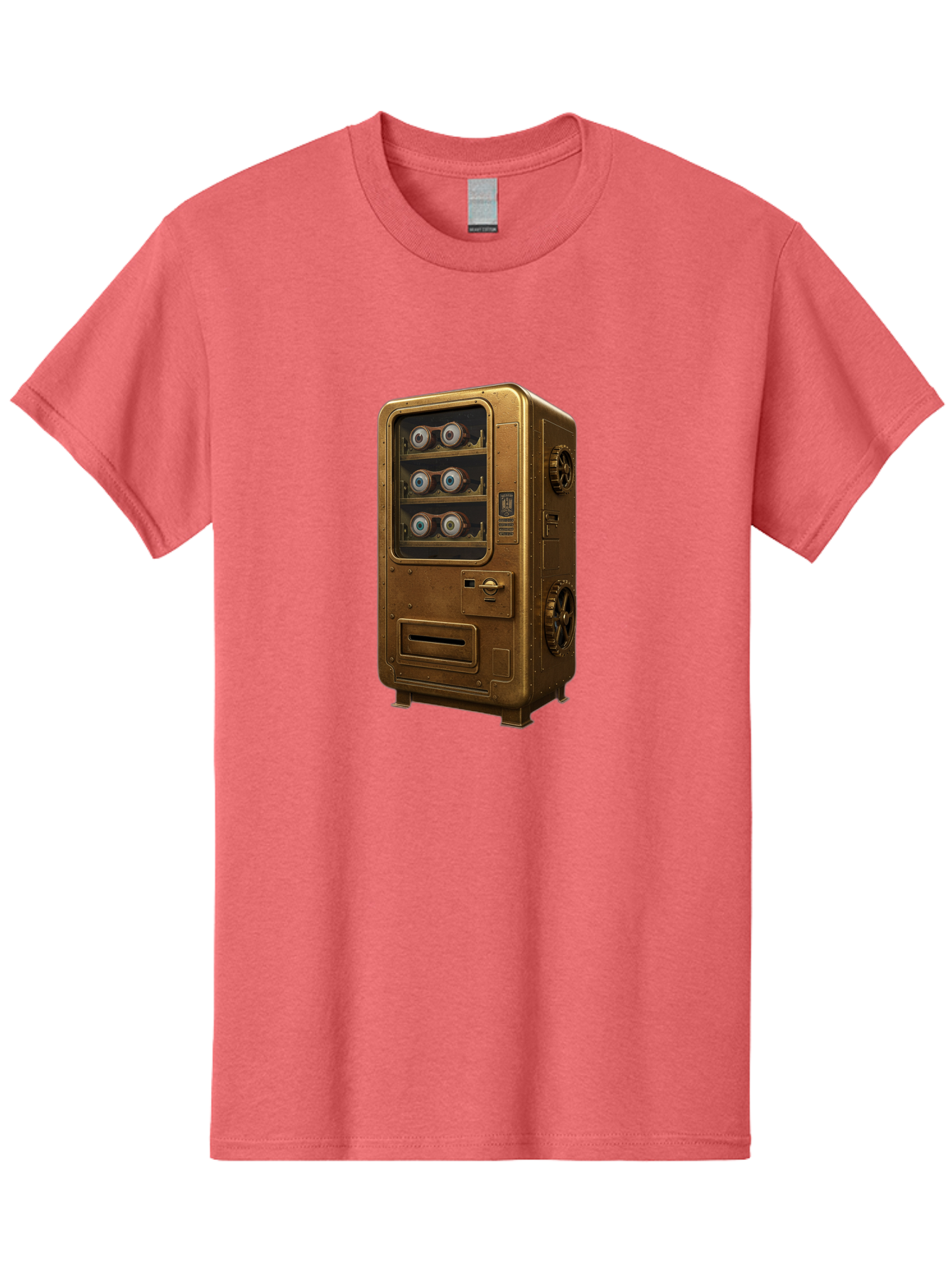 Vending-Machine-3 Men'S Graphic Tee, 100% Cotton, Comfortable Casual Summer Wear, Machine Washable, Vintage Camera, Old Camera, Antique Camera, Black Camera, Classic Photography, Photography Equipment, Nostalgic Device, Film Camera, Camera Art Bal561 12