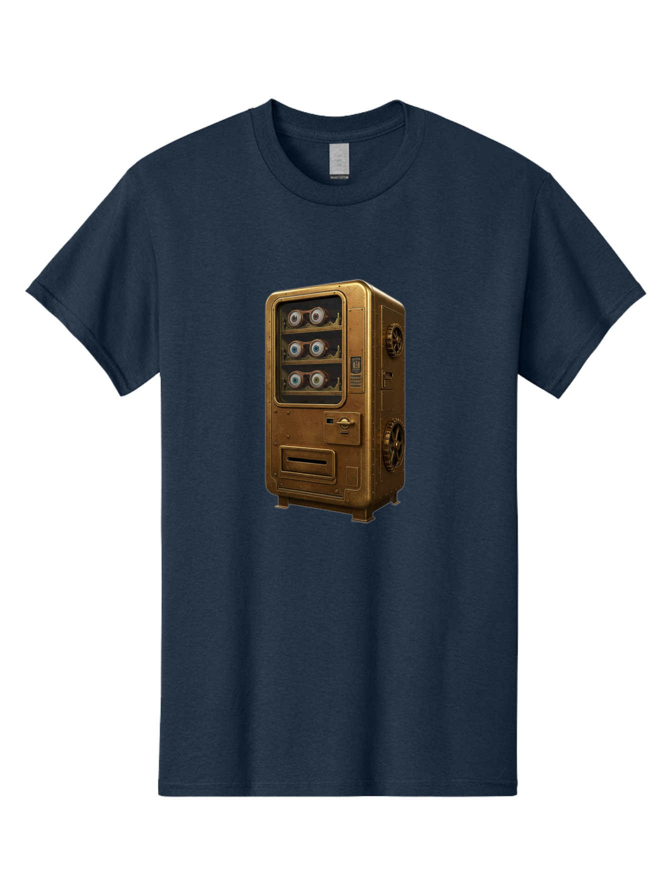 Vending-Machine-3 Men'S Graphic Tee, 100% Cotton, Comfortable Casual Summer Wear, Machine Washable, Vintage Camera, Old Camera, Antique Camera, Black Camera, Classic Photography, Photography Equipment, Nostalgic Device, Film Camera, Camera Art Bal561 6