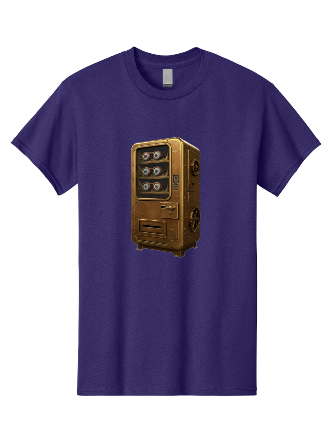 Vending-Machine-3 Men'S Graphic Tee, 100% Cotton, Comfortable Casual Summer Wear, Machine Washable, Vintage Camera, Old Camera, Antique Camera, Black Camera, Classic Photography, Photography Equipment, Nostalgic Device, Film Camera, Camera Art Bal561 5