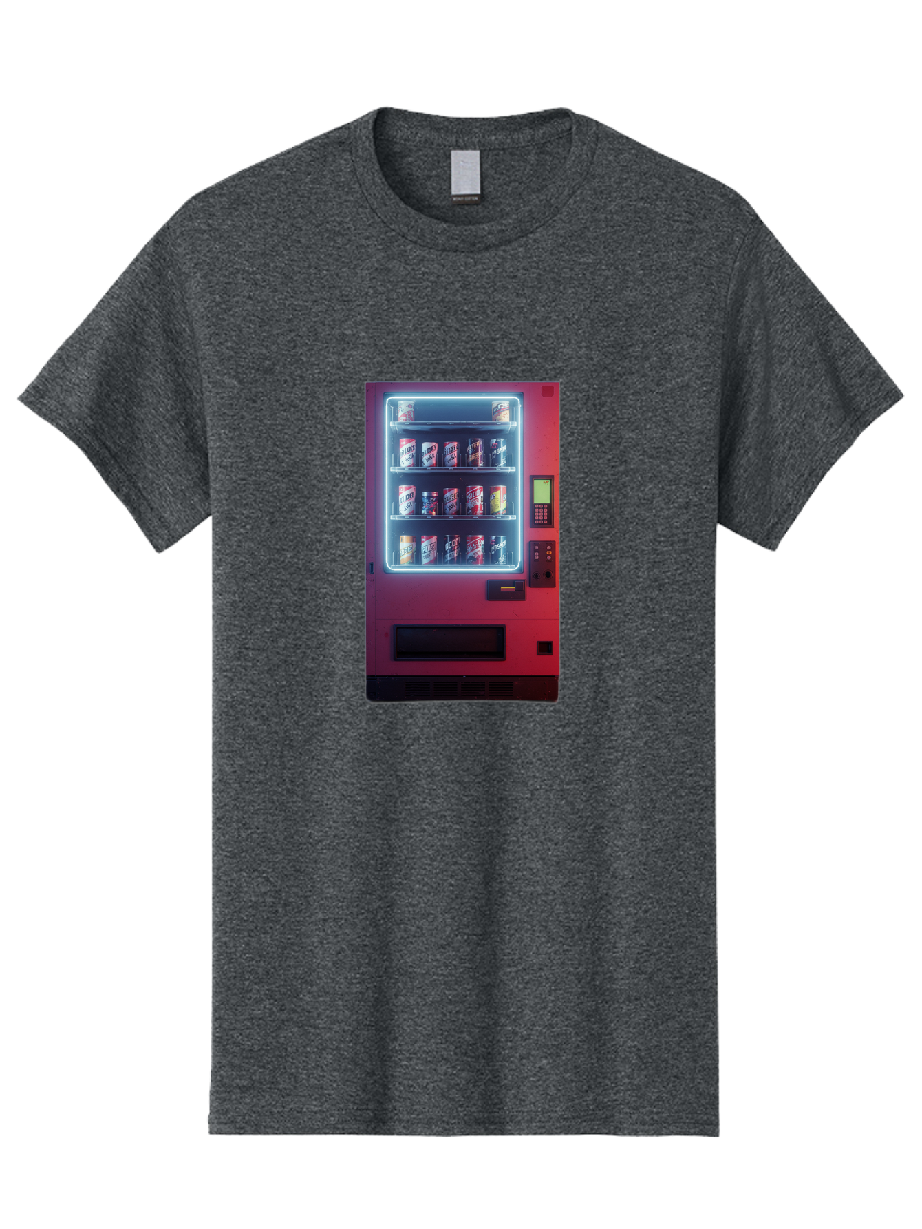 Vending-Machine-4 Men'S Graphic Tee, 100% Cotton, Comfortable Casual Summer Wear, Machine Washable, Vintage Camera, Old Camera, Antique Camera, Black Camera, Classic Photography, Photography Equipment, Nostalgic Device, Film Camera, Camera Art Bal562 3