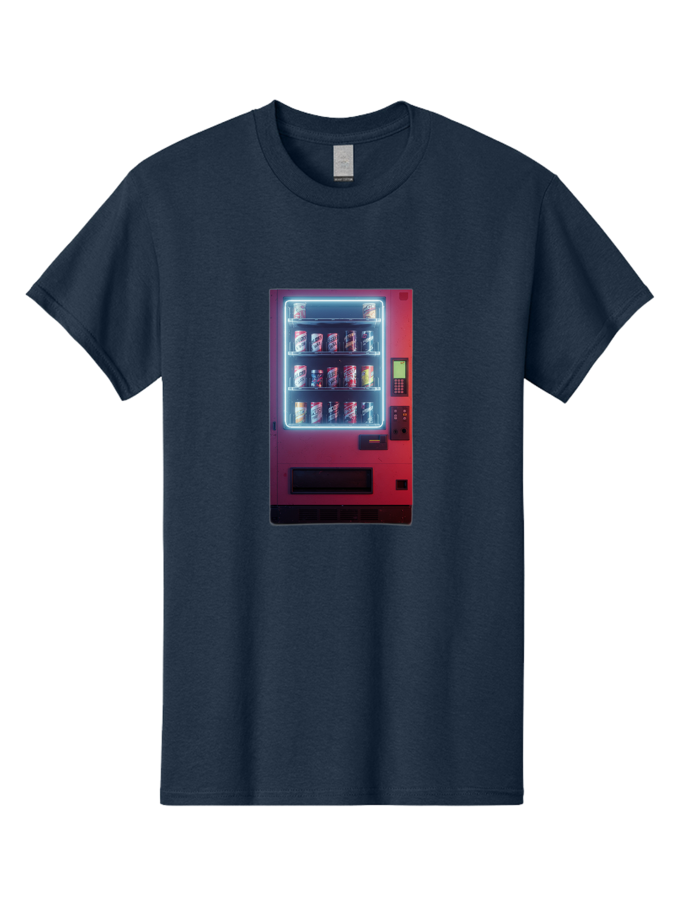 Vending-Machine-4 Men'S Graphic Tee, 100% Cotton, Comfortable Casual Summer Wear, Machine Washable, Vintage Camera, Old Camera, Antique Camera, Black Camera, Classic Photography, Photography Equipment, Nostalgic Device, Film Camera, Camera Art Bal562 2