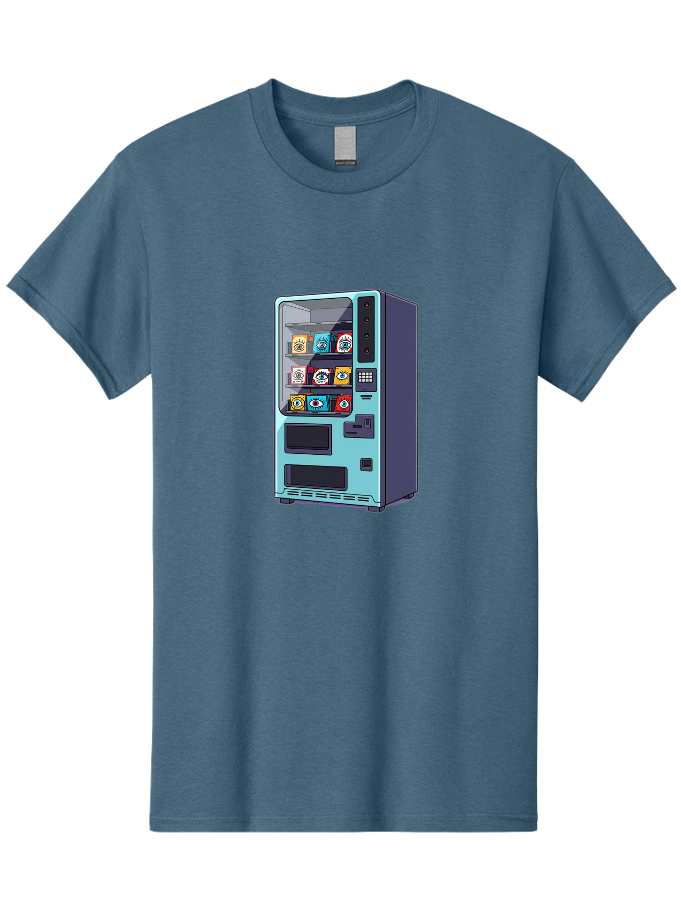 Vending-Machine-5 Men'S Graphic Tee, 100% Cotton, Comfortable Casual Summer Wear, Machine Washable, Vintage Camera, Old Camera, Antique Camera, Black Camera, Classic Photography, Photography Equipment, Nostalgic Device, Film Camera, Camera Art Bal563 5
