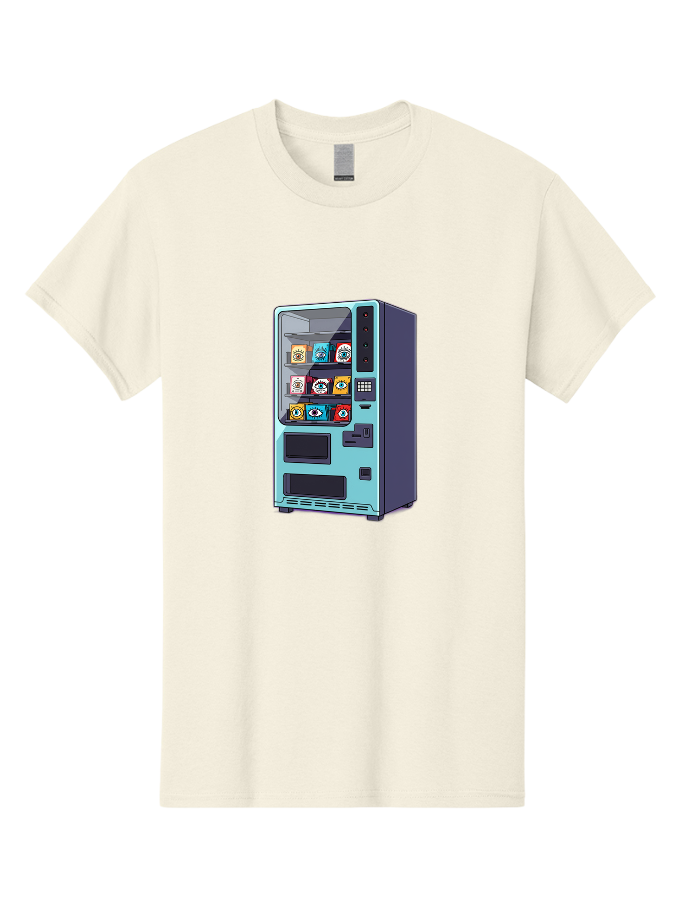 Vending-Machine-5 Men'S Graphic Tee, 100% Cotton, Comfortable Casual Summer Wear, Machine Washable, Vintage Camera, Old Camera, Antique Camera, Black Camera, Classic Photography, Photography Equipment, Nostalgic Device, Film Camera, Camera Art Bal563 4