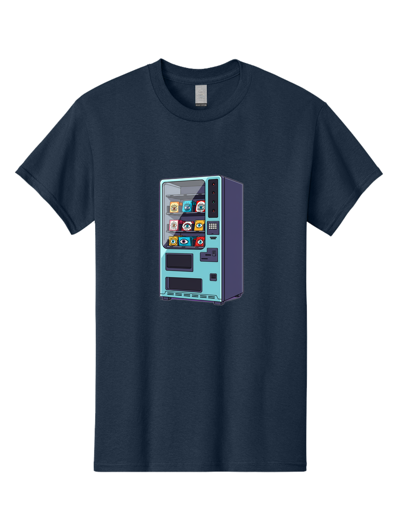 Vending-Machine-5 Men'S Graphic Tee, 100% Cotton, Comfortable Casual Summer Wear, Machine Washable, Vintage Camera, Old Camera, Antique Camera, Black Camera, Classic Photography, Photography Equipment, Nostalgic Device, Film Camera, Camera Art Bal563 11