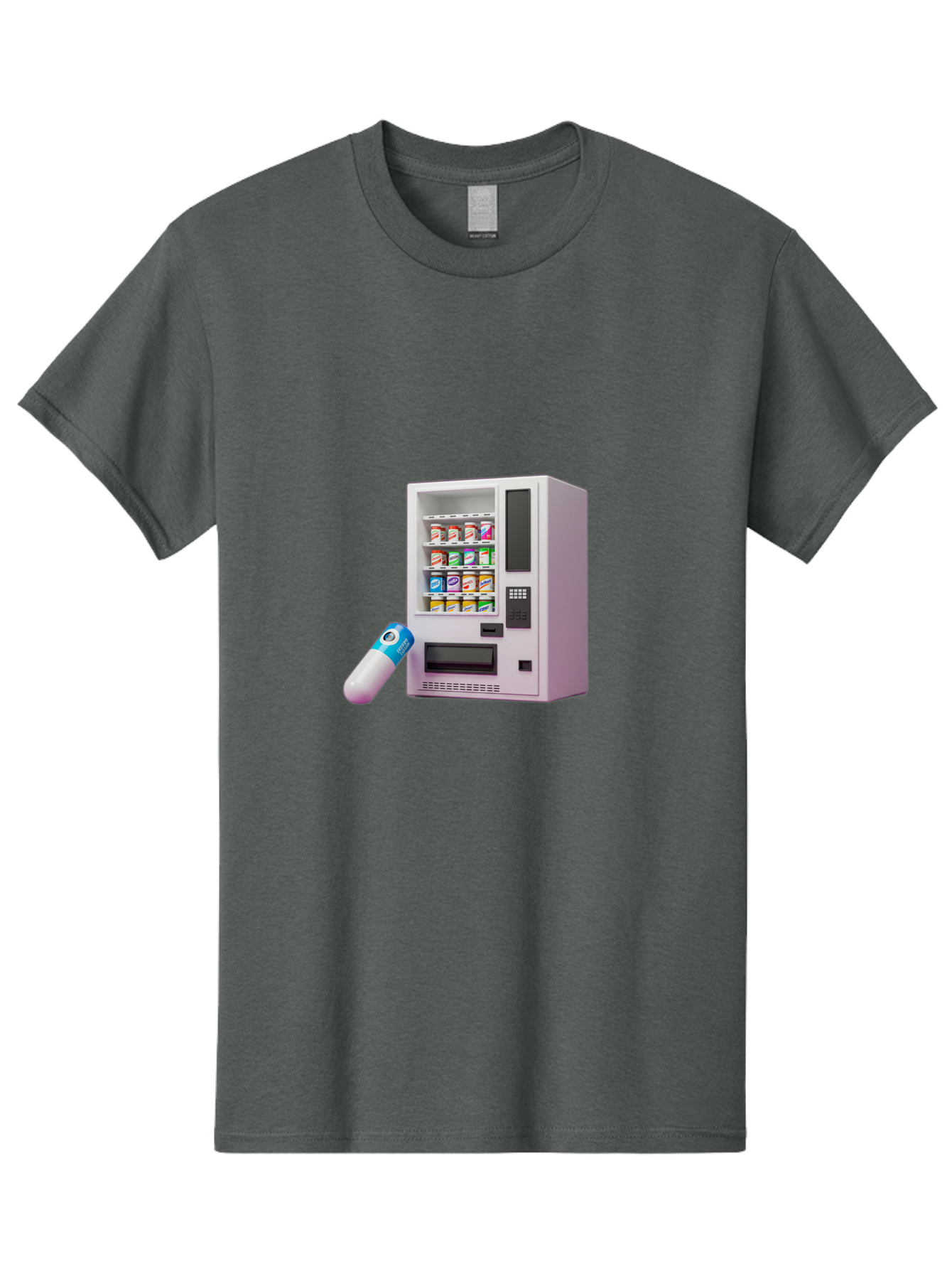 Vending-Machine-6 Men'S Graphic Tee, 100% Cotton, Comfortable Casual Summer Wear, Machine Washable, Vintage Camera, Old Camera, Antique Camera, Black Camera, Classic Photography, Photography Equipment, Nostalgic Device, Film Camera, Camera Art Bal564 4