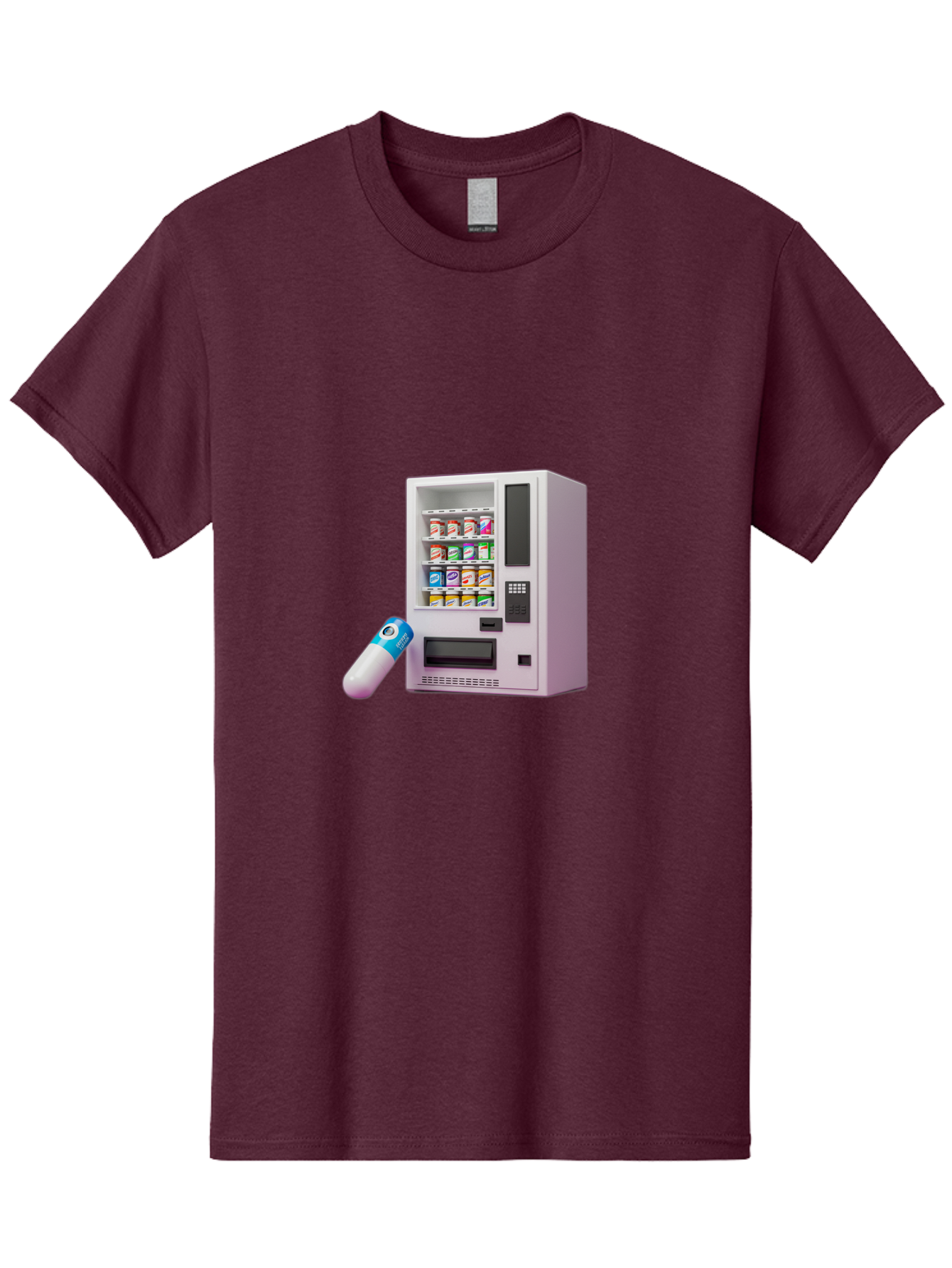 Vending-Machine-6 Men'S Graphic Tee, 100% Cotton, Comfortable Casual Summer Wear, Machine Washable, Vintage Camera, Old Camera, Antique Camera, Black Camera, Classic Photography, Photography Equipment, Nostalgic Device, Film Camera, Camera Art Bal564 3