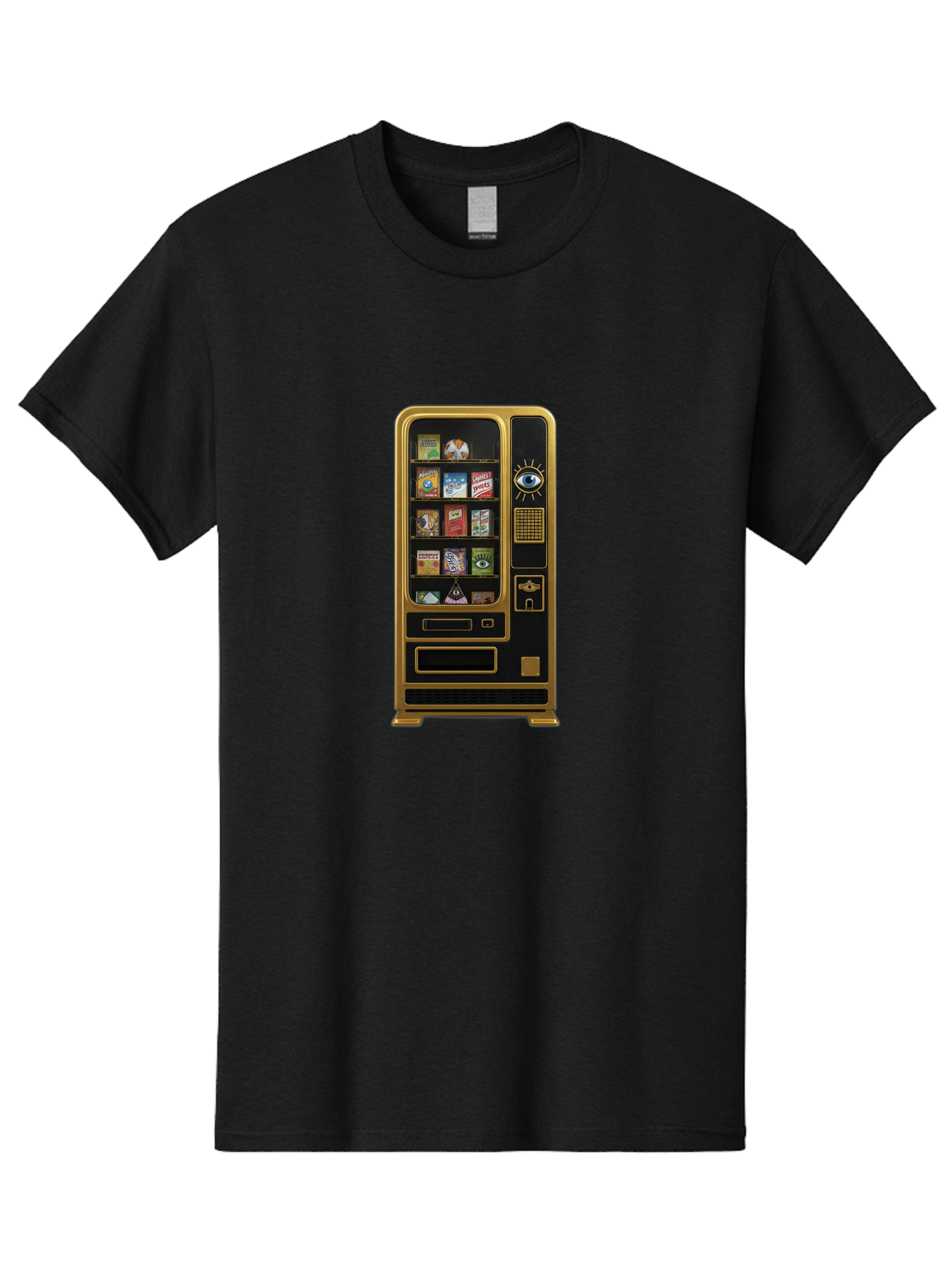 Vending-Machine Men'S Graphic Tee, 100% Cotton, Comfortable Casual Summer Wear, Machine Washable, Vintage Camera, Old Camera, Antique Camera, Black Camera, Classic Photography, Photography Equipment, Nostalgic Device, Film Camera, Camera Art Bal566 7