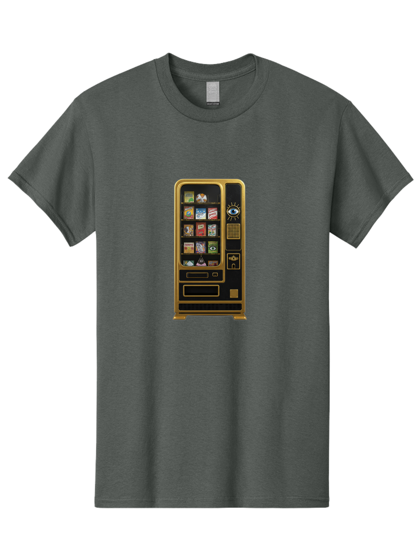 Vending-Machine Men'S Graphic Tee, 100% Cotton, Comfortable Casual Summer Wear, Machine Washable, Vintage Camera, Old Camera, Antique Camera, Black Camera, Classic Photography, Photography Equipment, Nostalgic Device, Film Camera, Camera Art Bal566 9