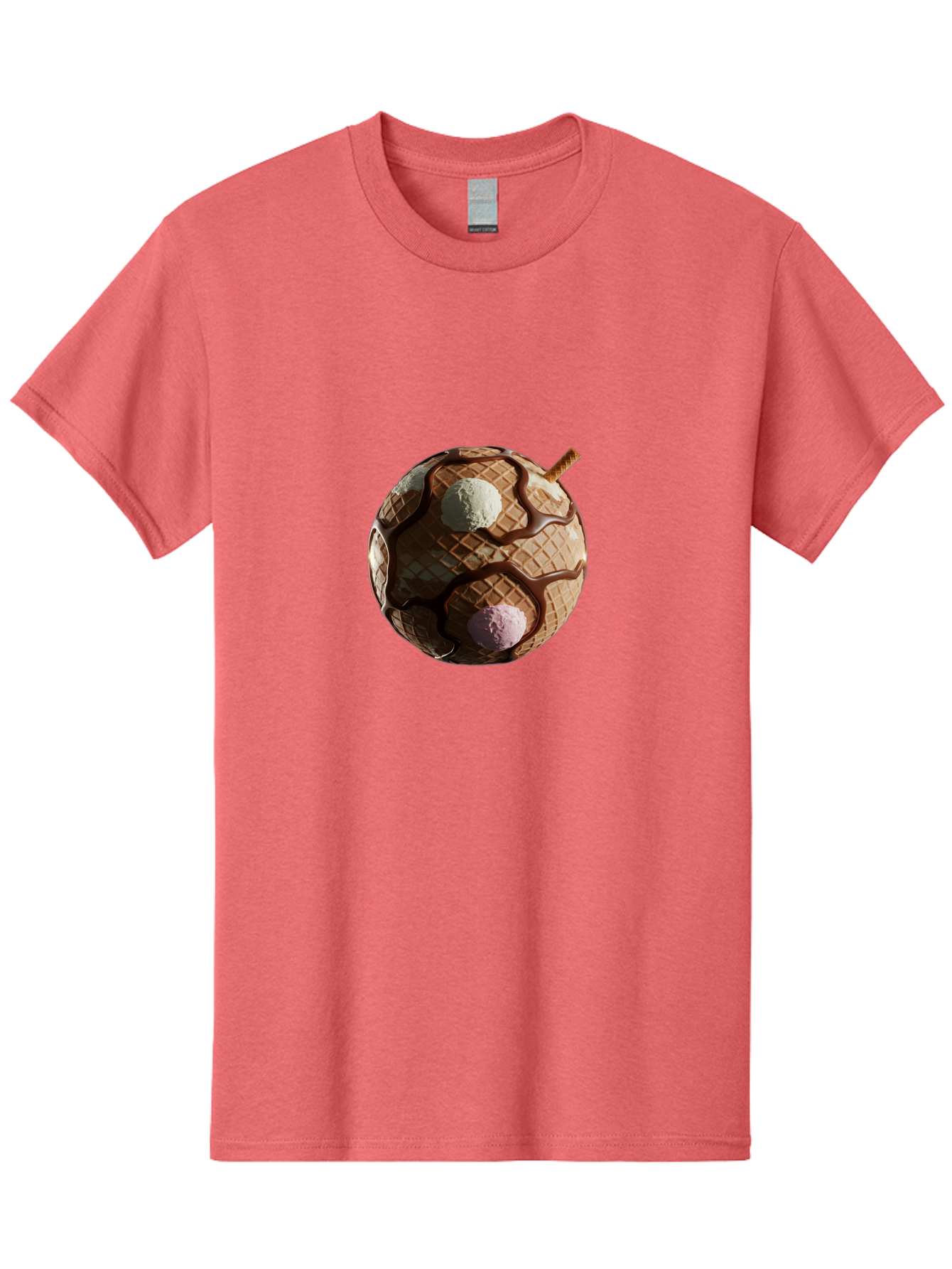 Waffle-Ice-Cream Men'S Graphic Tee, 100% Cotton, Comfortable Casual Summer Wear, Machine Washable, Vintage Camera, Old Camera, Antique Camera, Black Camera, Classic Photography, Photography Equipment, Nostalgic Device, Film Camera, Camera Art Bal583 15