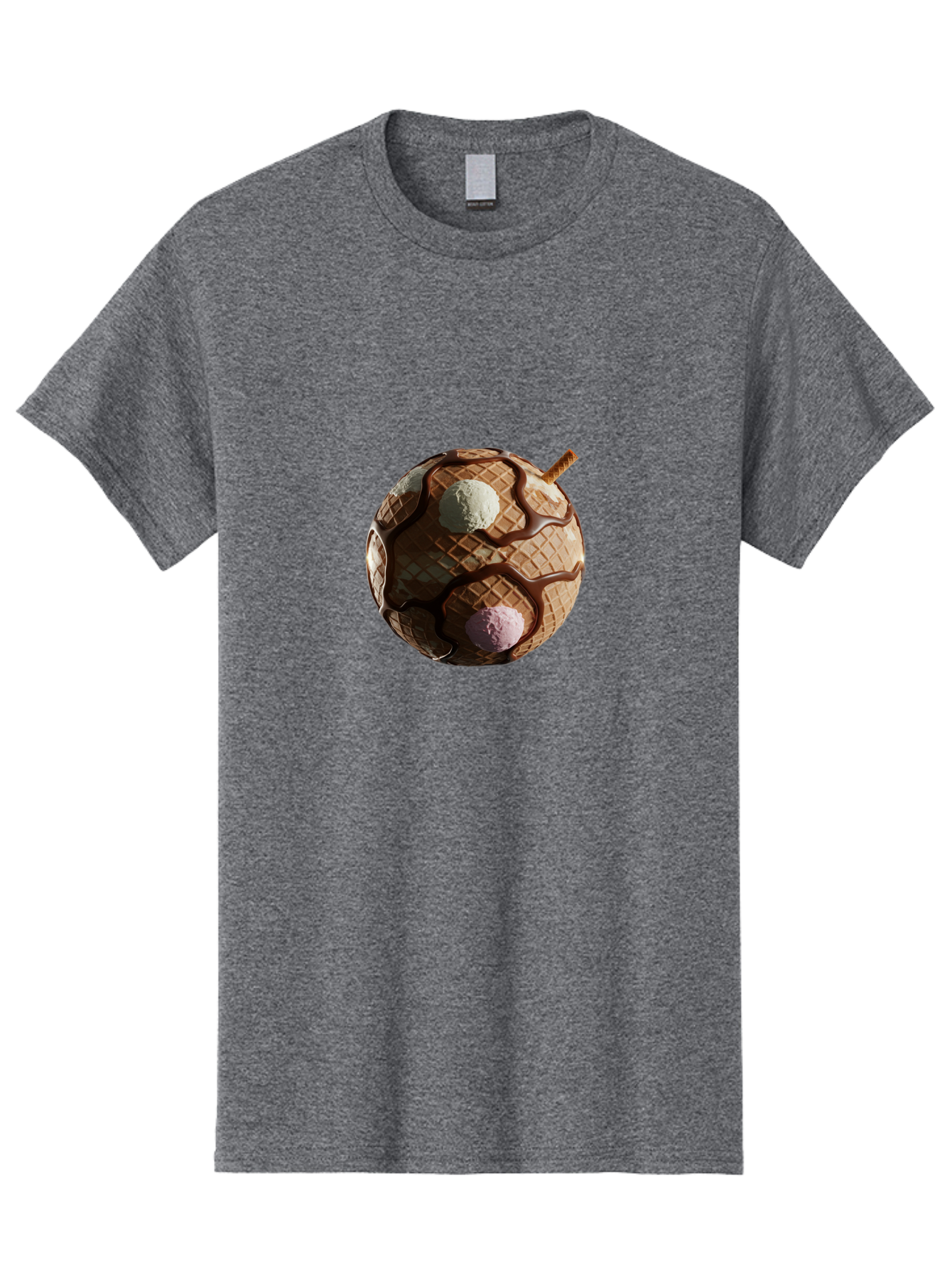 Waffle-Ice-Cream Men'S Graphic Tee, 100% Cotton, Comfortable Casual Summer Wear, Machine Washable, Vintage Camera, Old Camera, Antique Camera, Black Camera, Classic Photography, Photography Equipment, Nostalgic Device, Film Camera, Camera Art Bal583 12