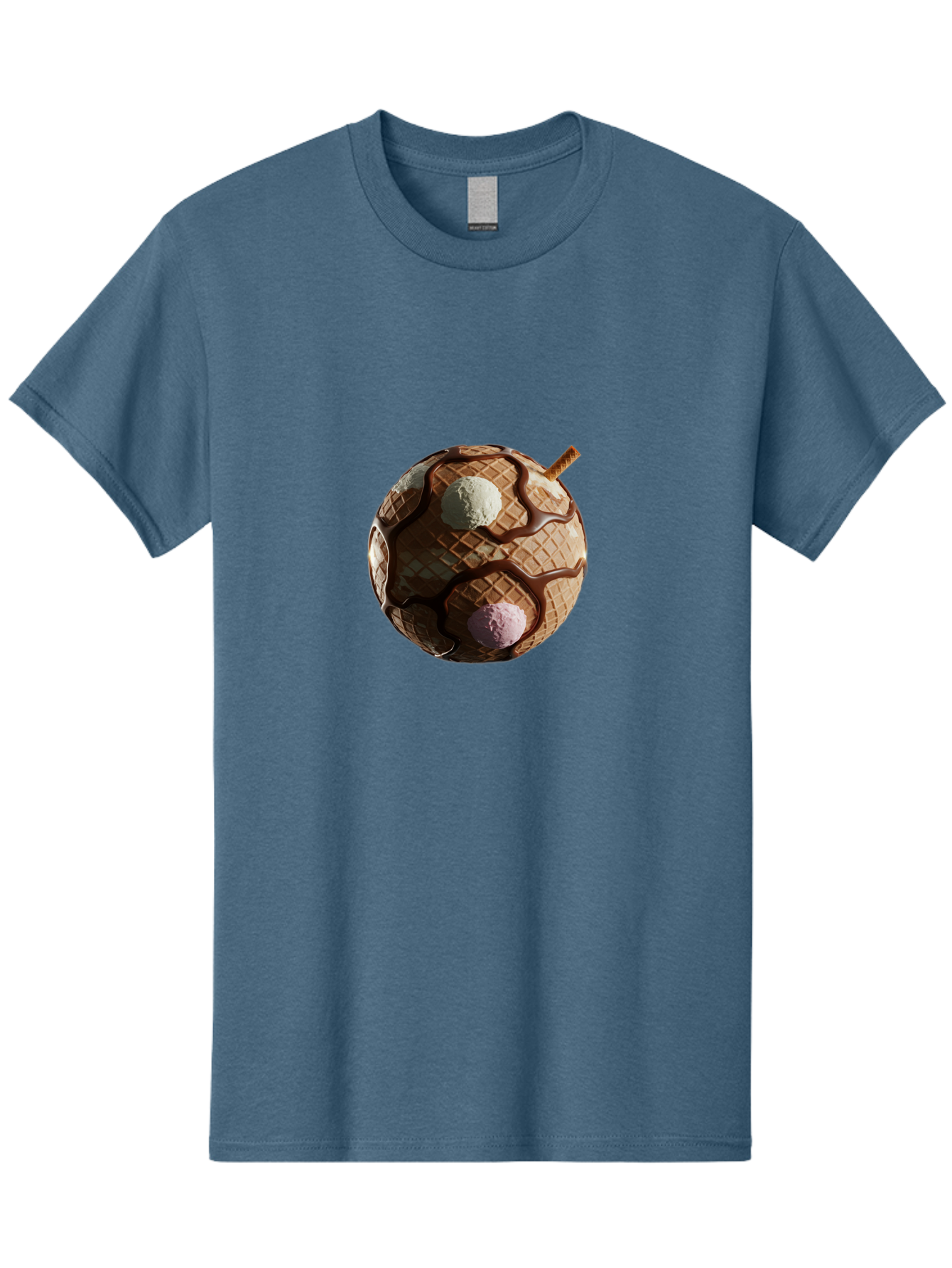 Waffle-Ice-Cream Men'S Graphic Tee, 100% Cotton, Comfortable Casual Summer Wear, Machine Washable, Vintage Camera, Old Camera, Antique Camera, Black Camera, Classic Photography, Photography Equipment, Nostalgic Device, Film Camera, Camera Art Bal583 11