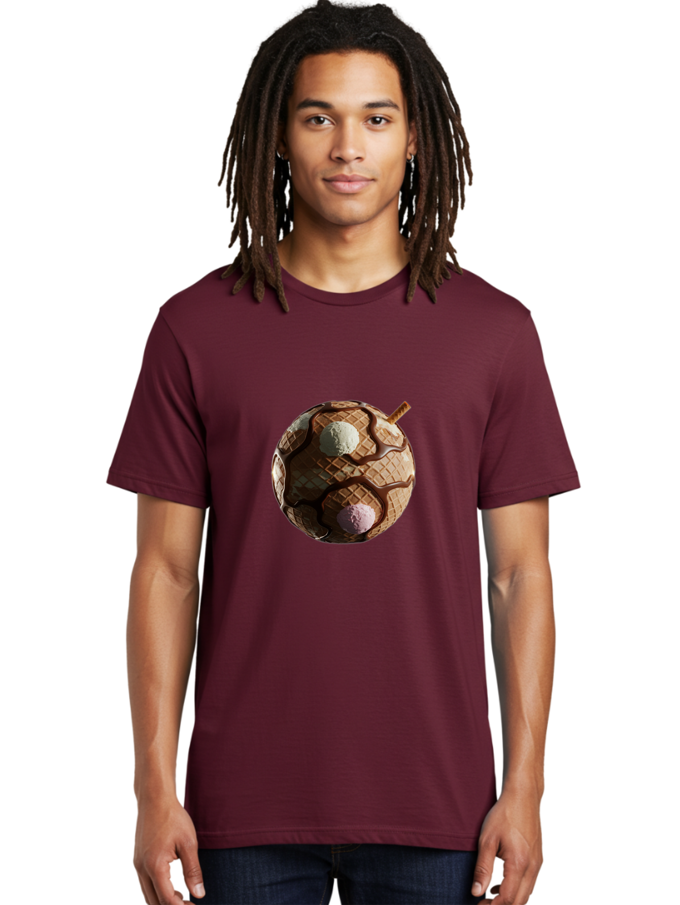 Waffle-Ice-Cream Men'S Graphic Tee, 100% Cotton, Comfortable Casual Summer Wear, Machine Washable, Vintage Camera, Old Camera, Antique Camera, Black Camera, Classic Photography, Photography Equipment, Nostalgic Device, Film Camera, Camera Art Bal583 22